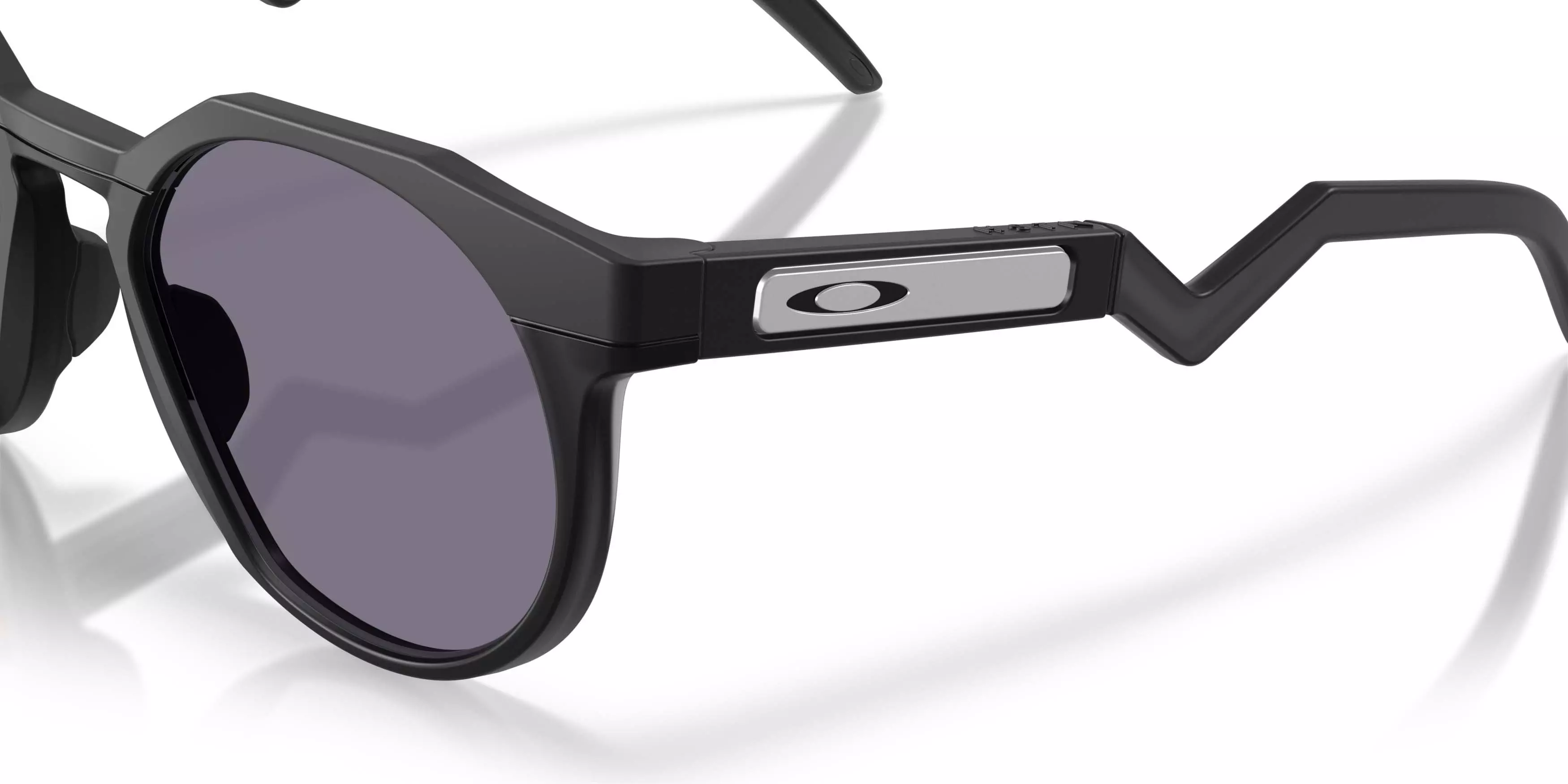 Oakley HSTN Prizm Grey Sunglasses - Matte Black - BLACK/GREY