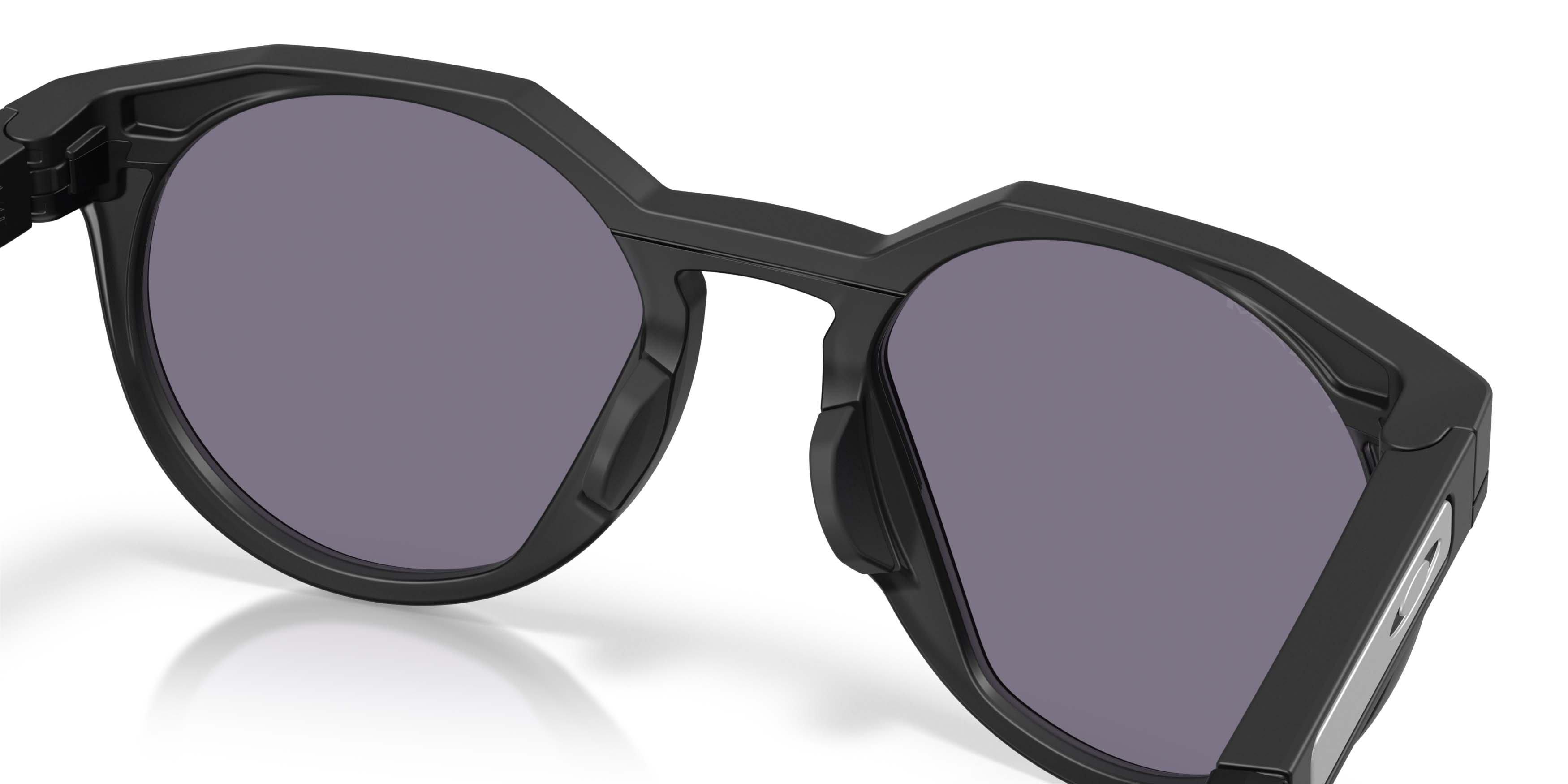Oakley HSTN Prizm Grey Sunglasses - Matte Black - BLACK/GREY