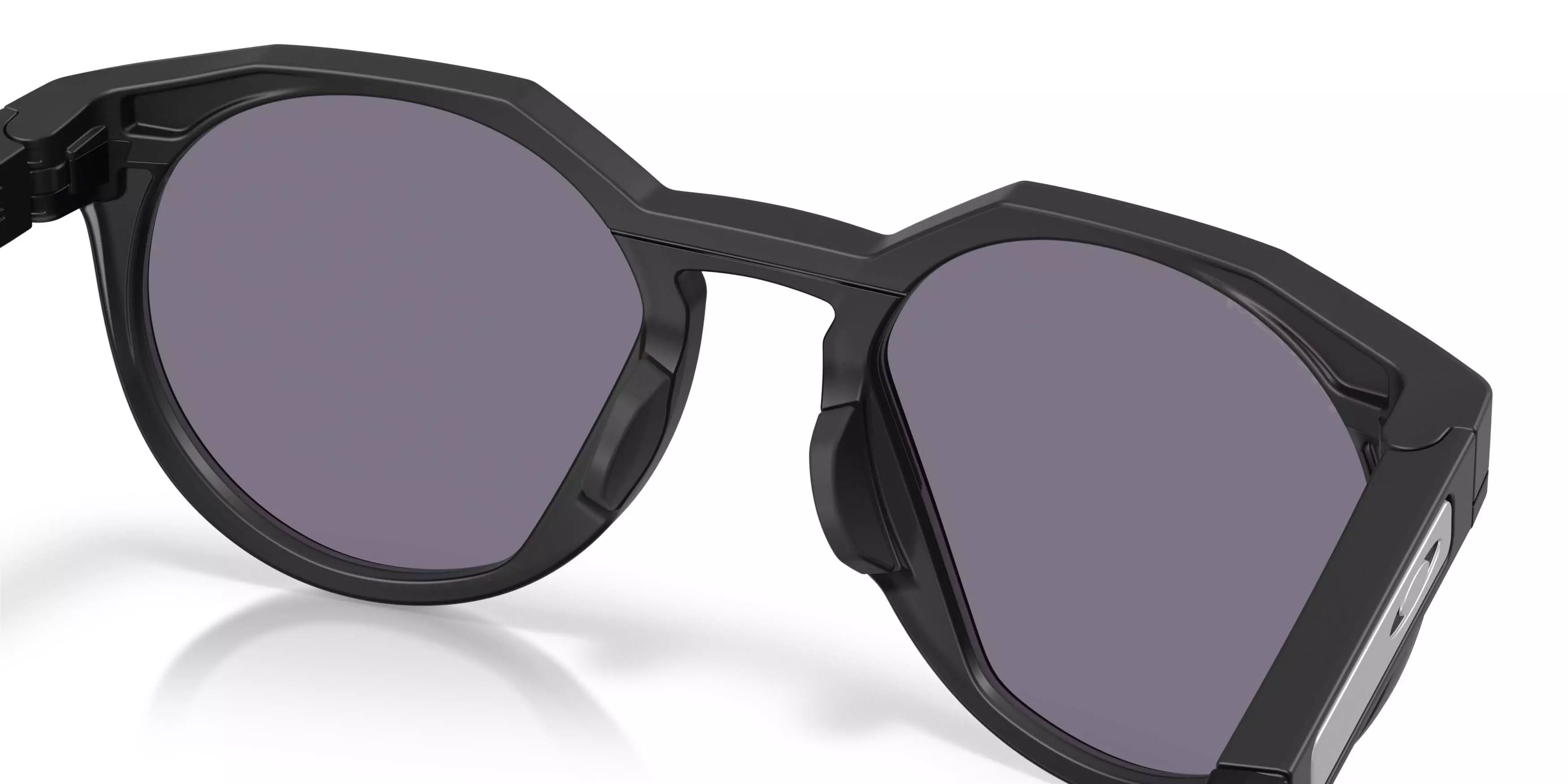 Oakley HSTN Prizm Grey Sunglasses - Matte Black - BLACK/GREY