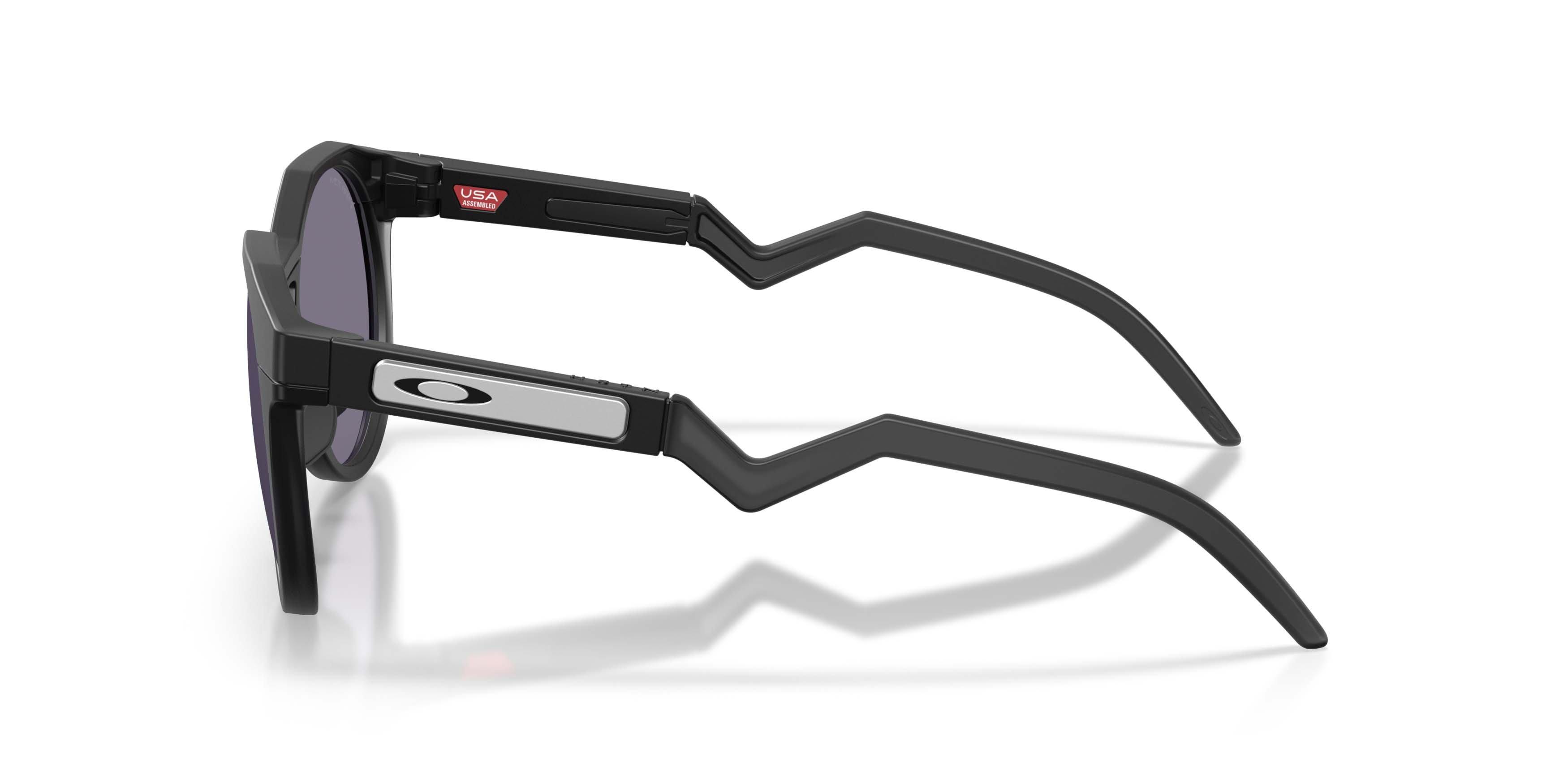 Oakley HSTN Prizm Grey Sunglasses - Matte Black - BLACK/GREY