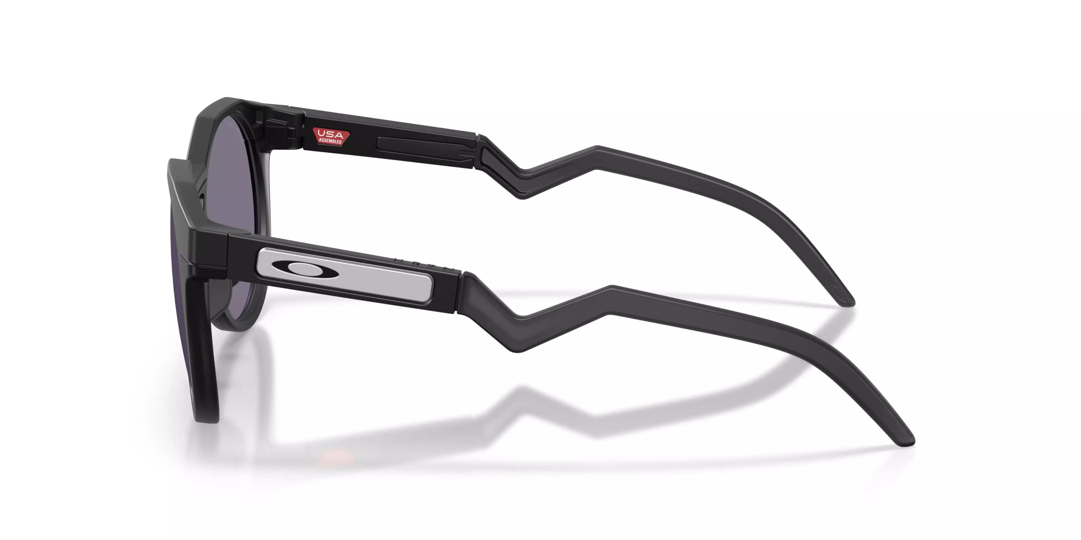 Oakley HSTN Prizm Grey Sunglasses - Matte Black - BLACK/GREY