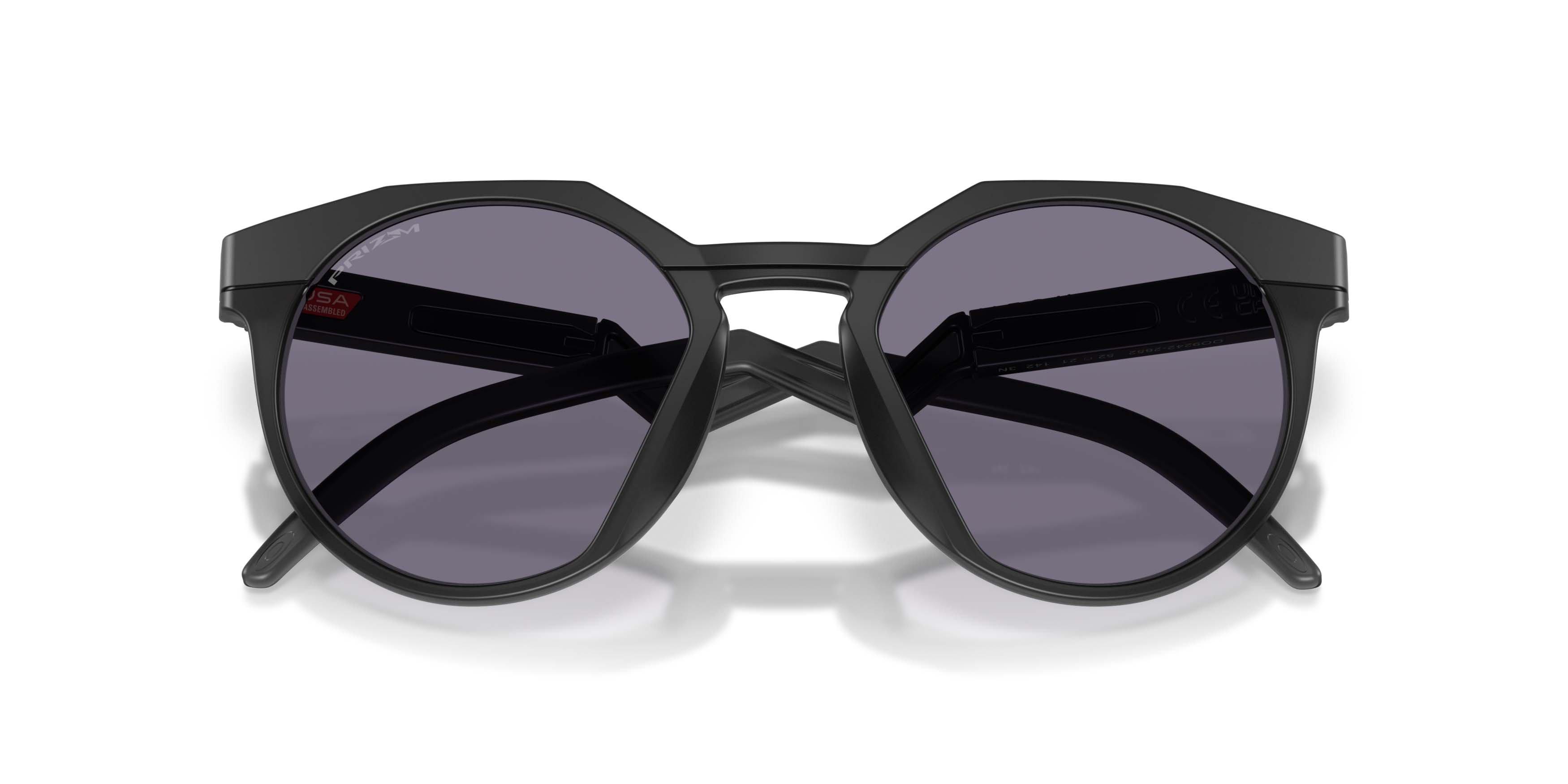 Oakley HSTN Prizm Grey Sunglasses - Matte Black - BLACK/GREY