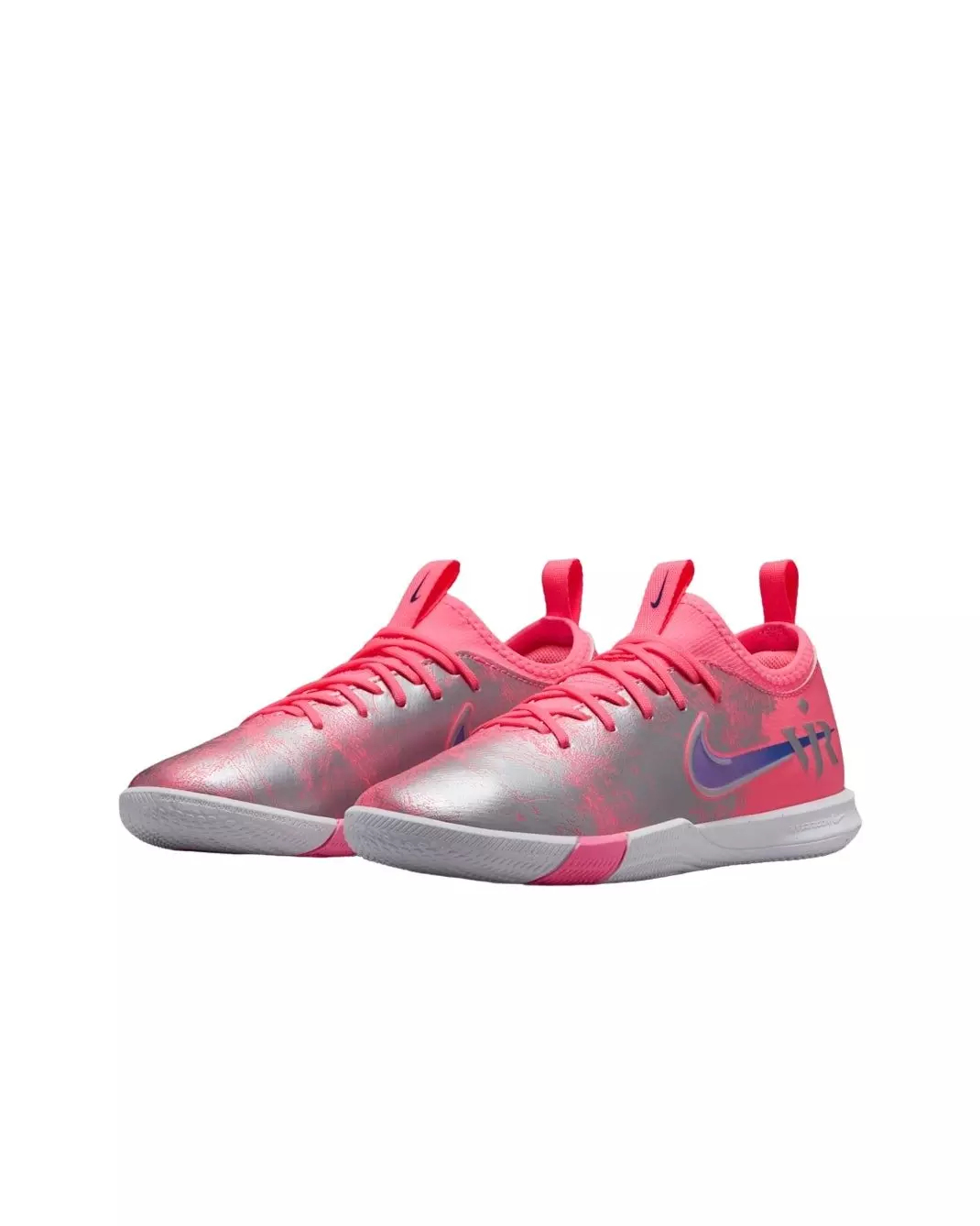 Nike "Vini Jr" Mercurial Vapor 16 Academy "Sunset Pulse/Old Royal" Grade School Kids' Soccer Cleat - PINK/PURPLE