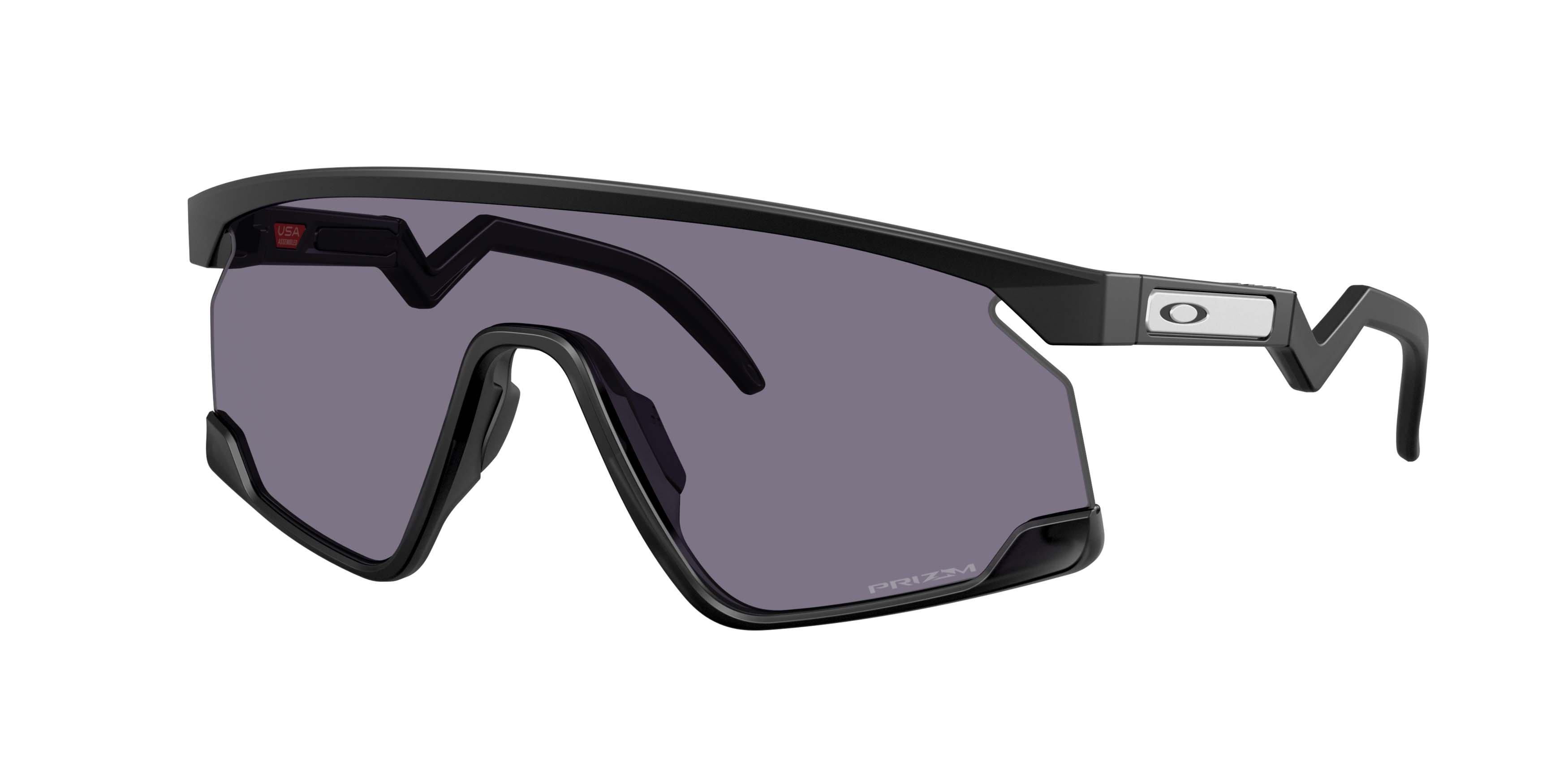 Oakley BXTR Prizm Grey Sunglasses - Matte Black - BLACK/GREY