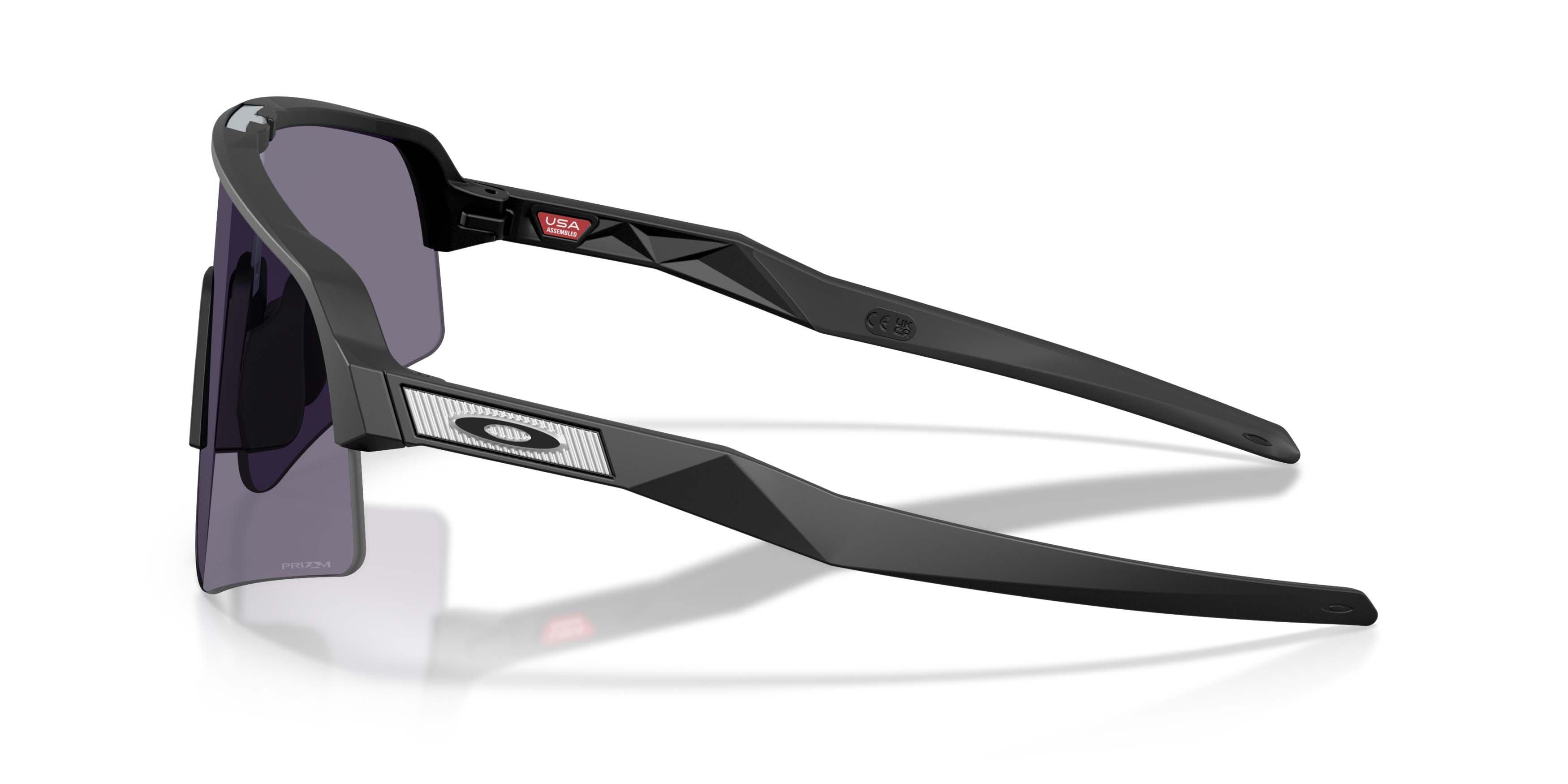 Oakley Sutro Lite Sweep Prizm Grey Sunglasses - Matte Black - BLACK/GREY