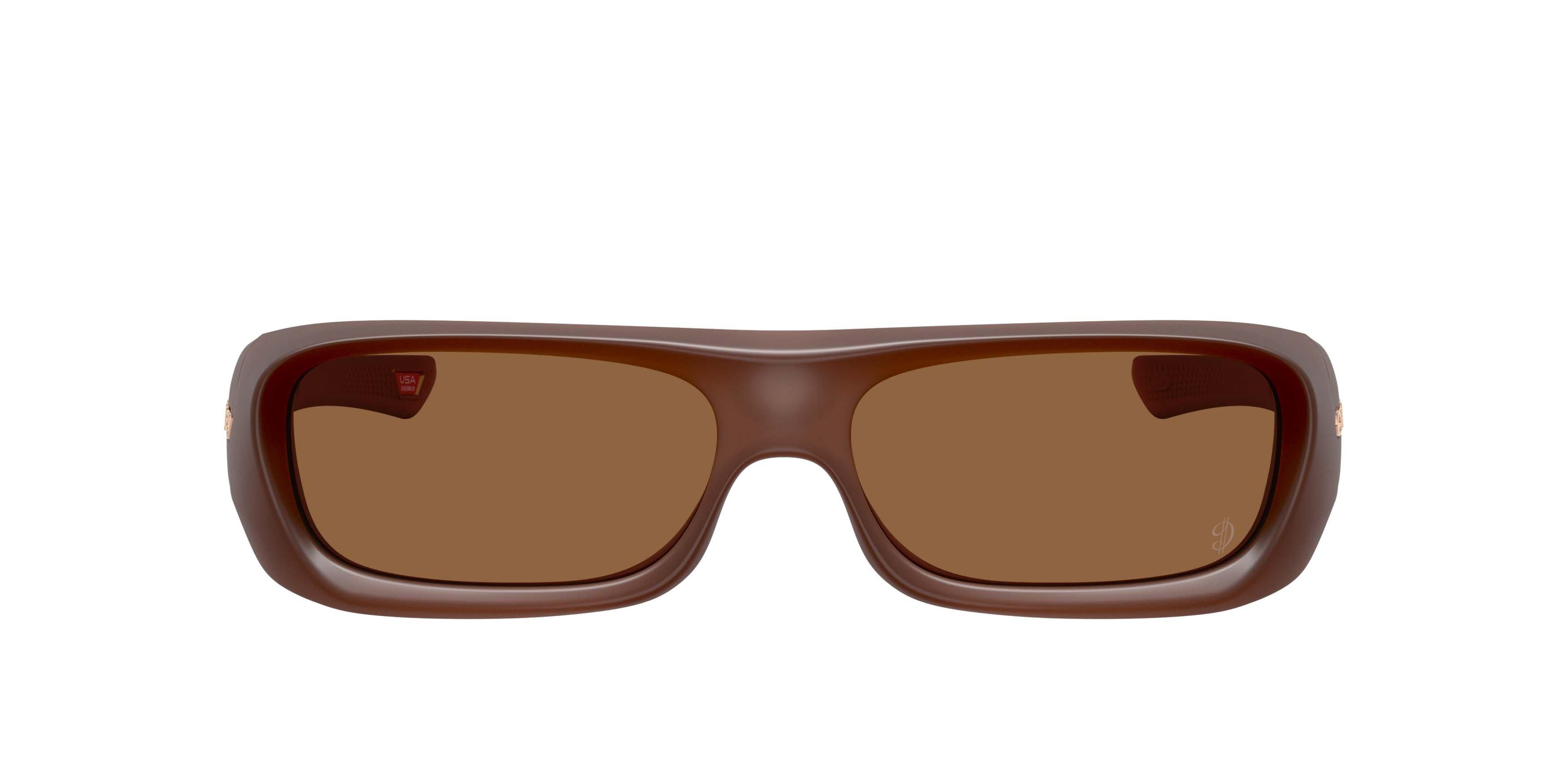 Oakley Players Collection Permian Prizm Bronze Gradient Sunglasses - Matte Transparent Mahogany - BROWN