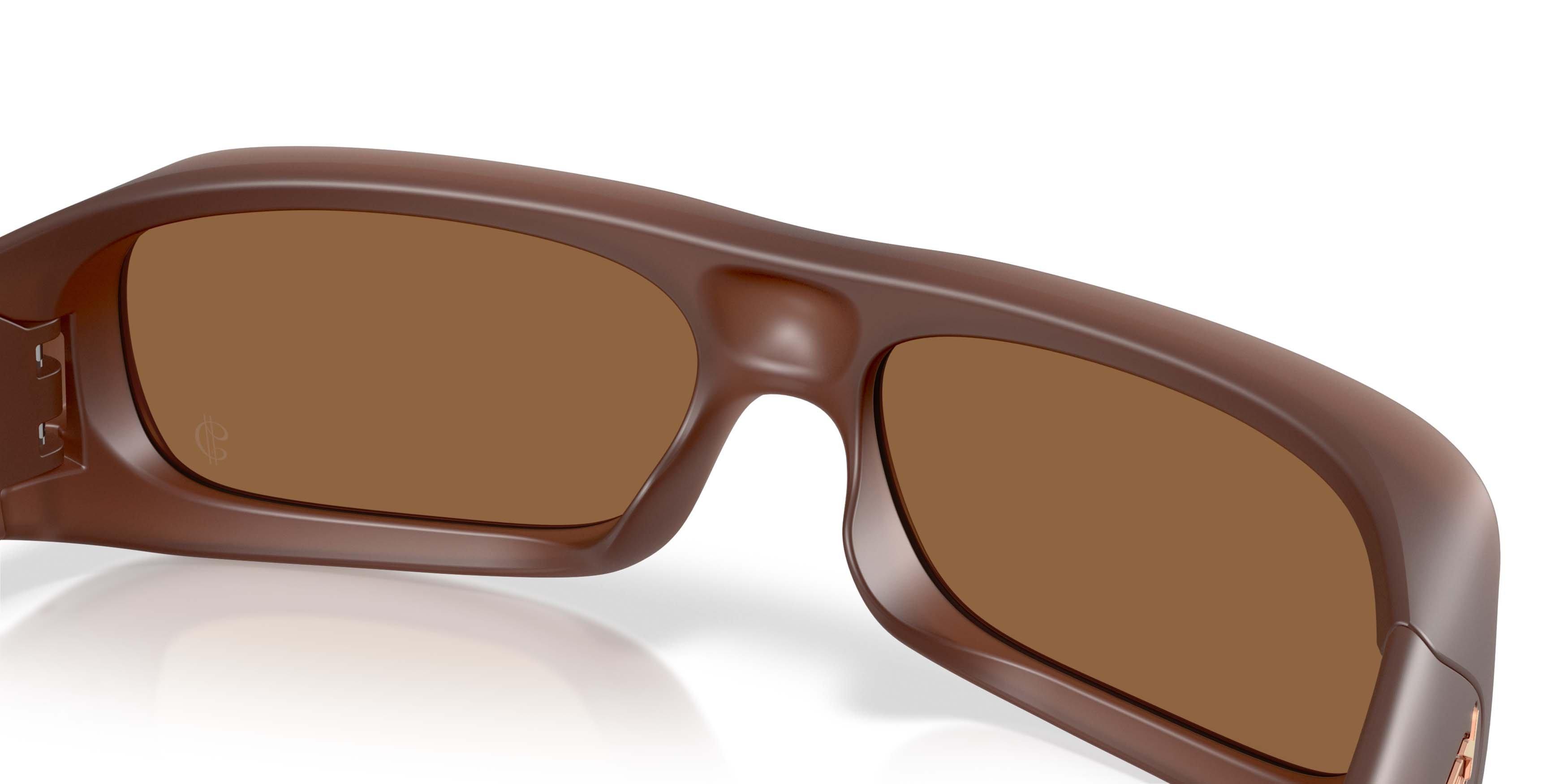 Oakley Players Collection Permian Prizm Bronze Gradient Sunglasses - Matte Transparent Mahogany - BROWN