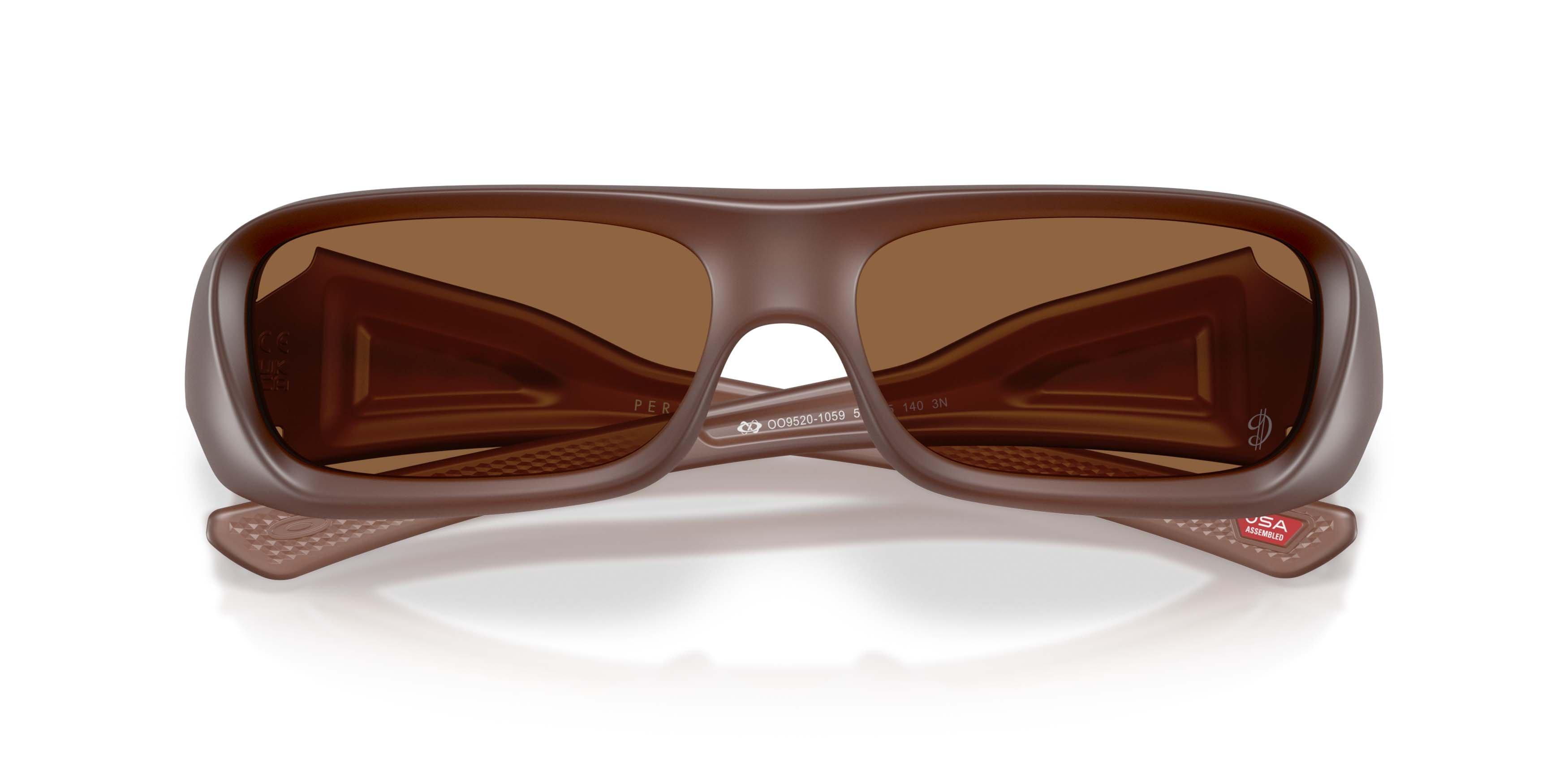 Oakley Players Collection Permian Prizm Bronze Gradient Sunglasses - Matte Transparent Mahogany - BROWN