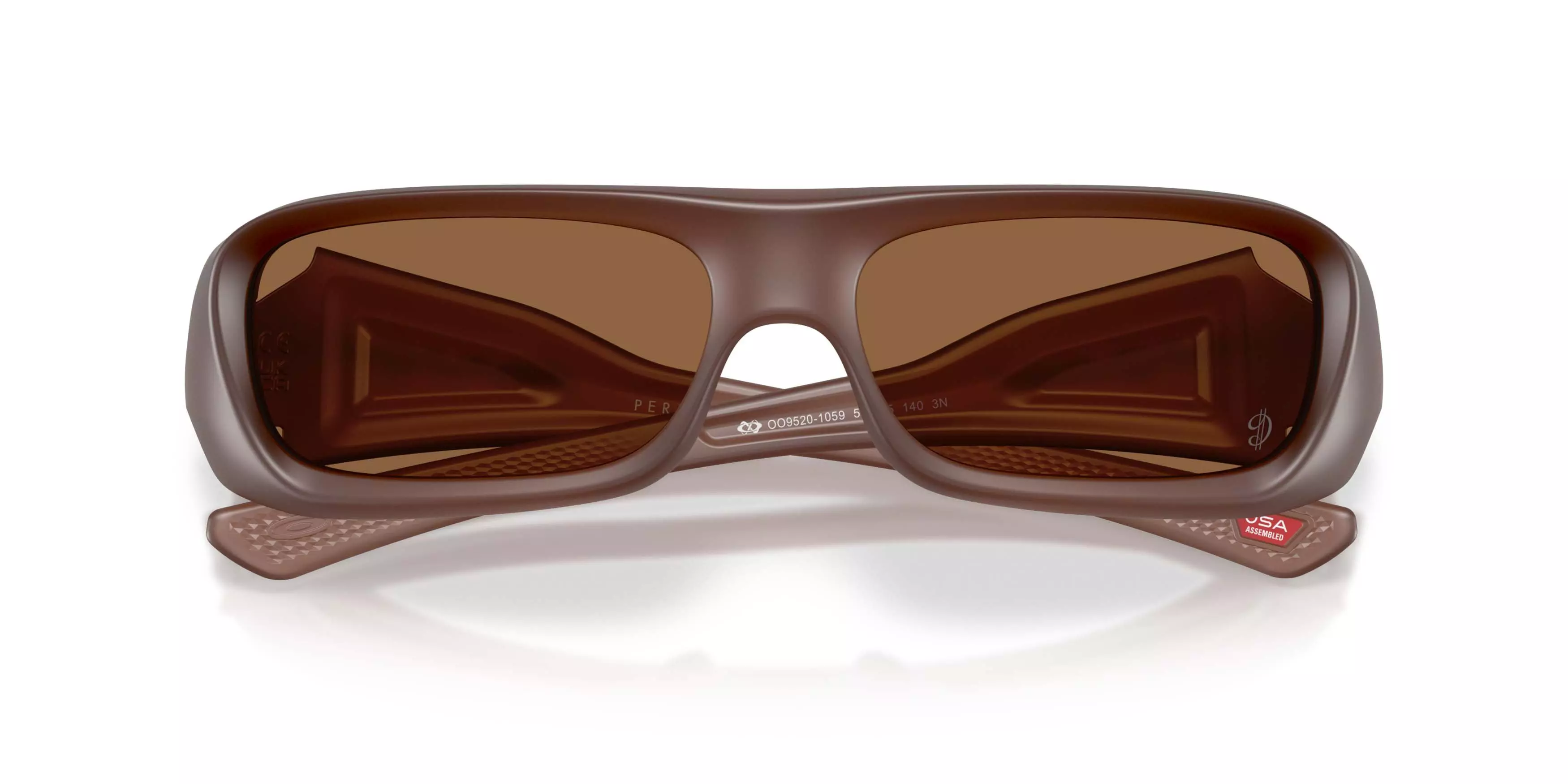 Oakley Players Collection Permian Prizm Bronze Gradient Sunglasses - Matte Transparent Mahogany - BROWN