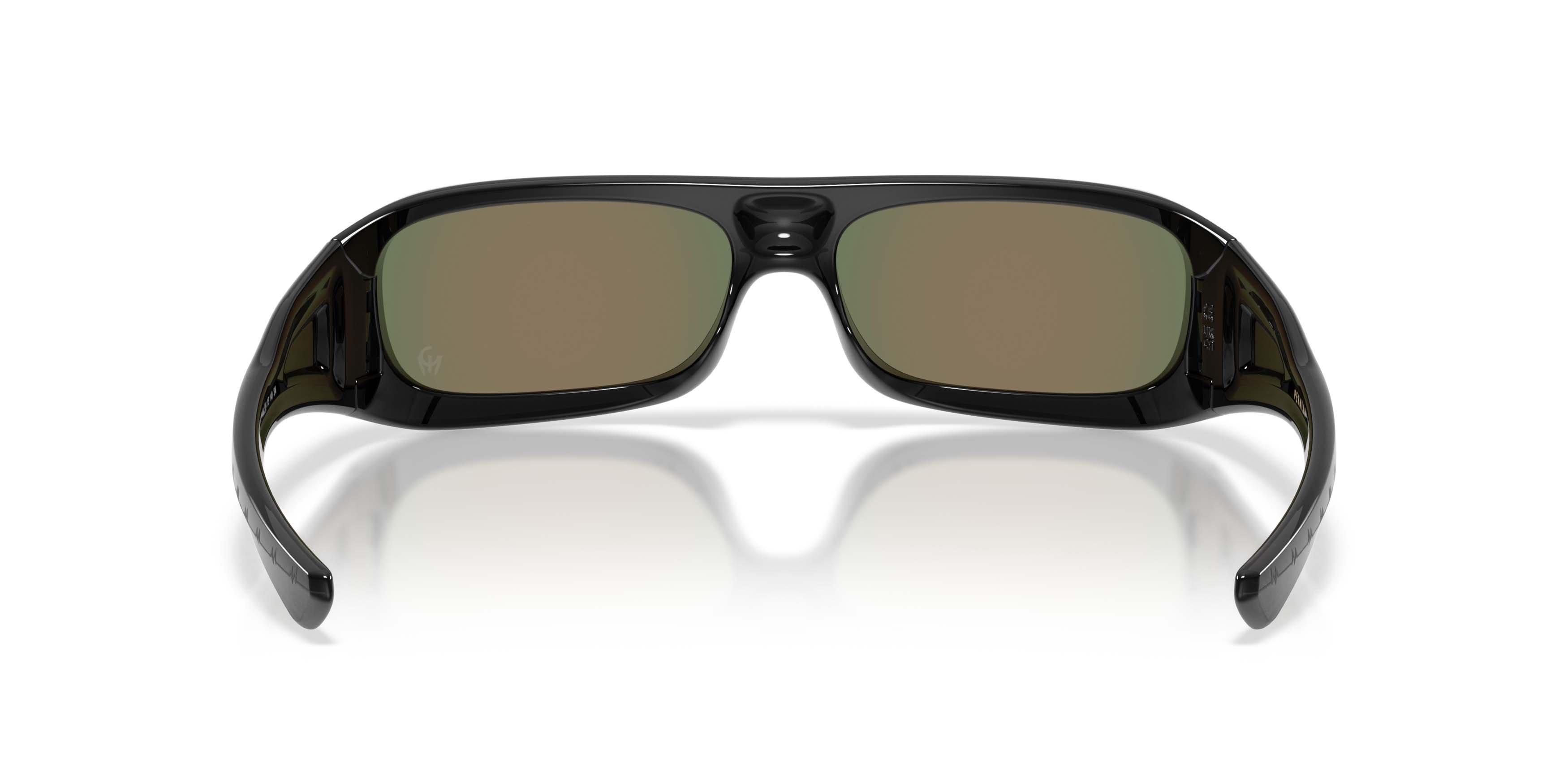 Oakley Players Collection Permian Prizm Black Sunglasses - Black Ink - BLACK/RED