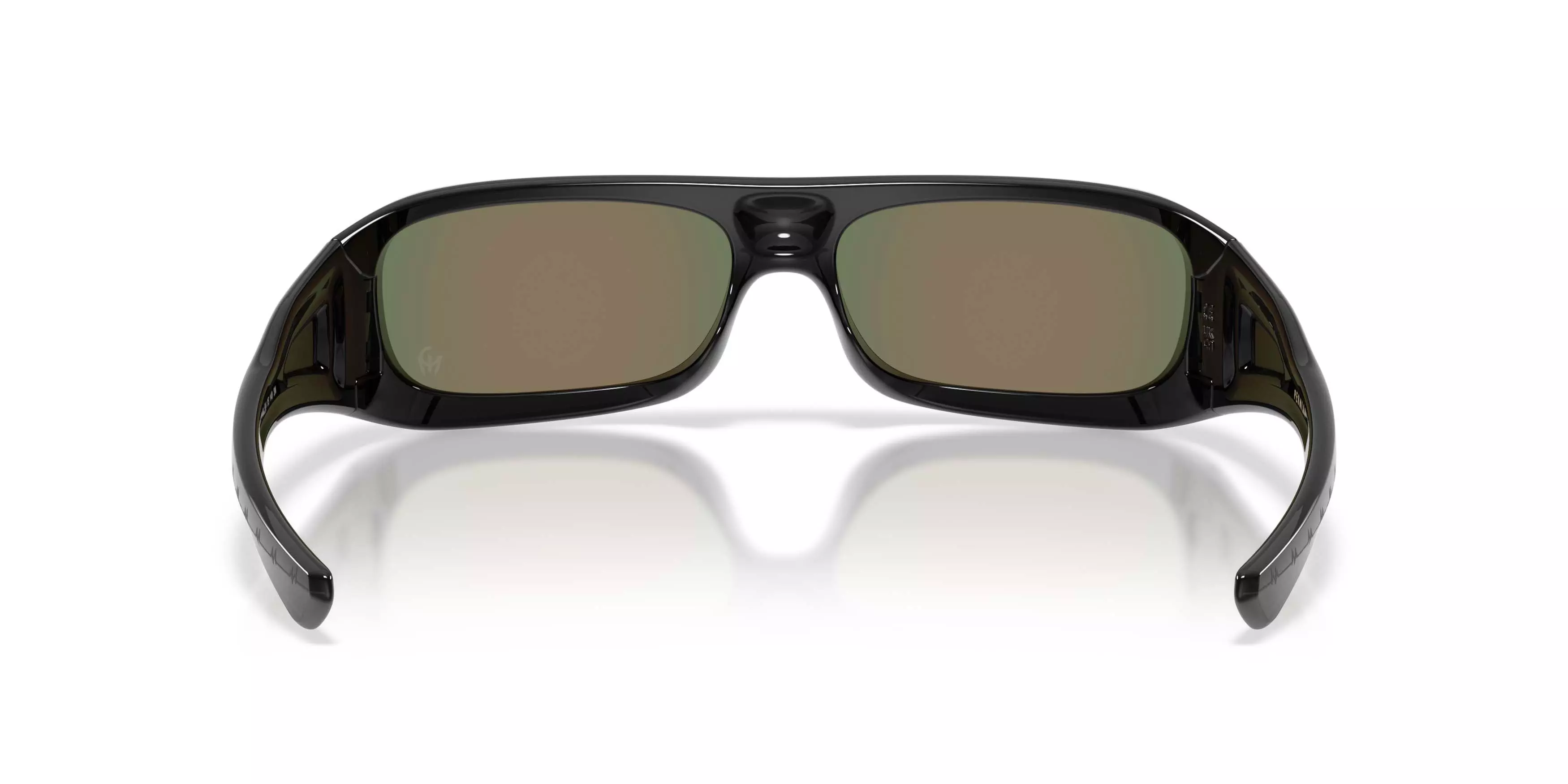 Oakley Players Collection Permian Prizm Black Sunglasses - Black Ink - BLACK/RED