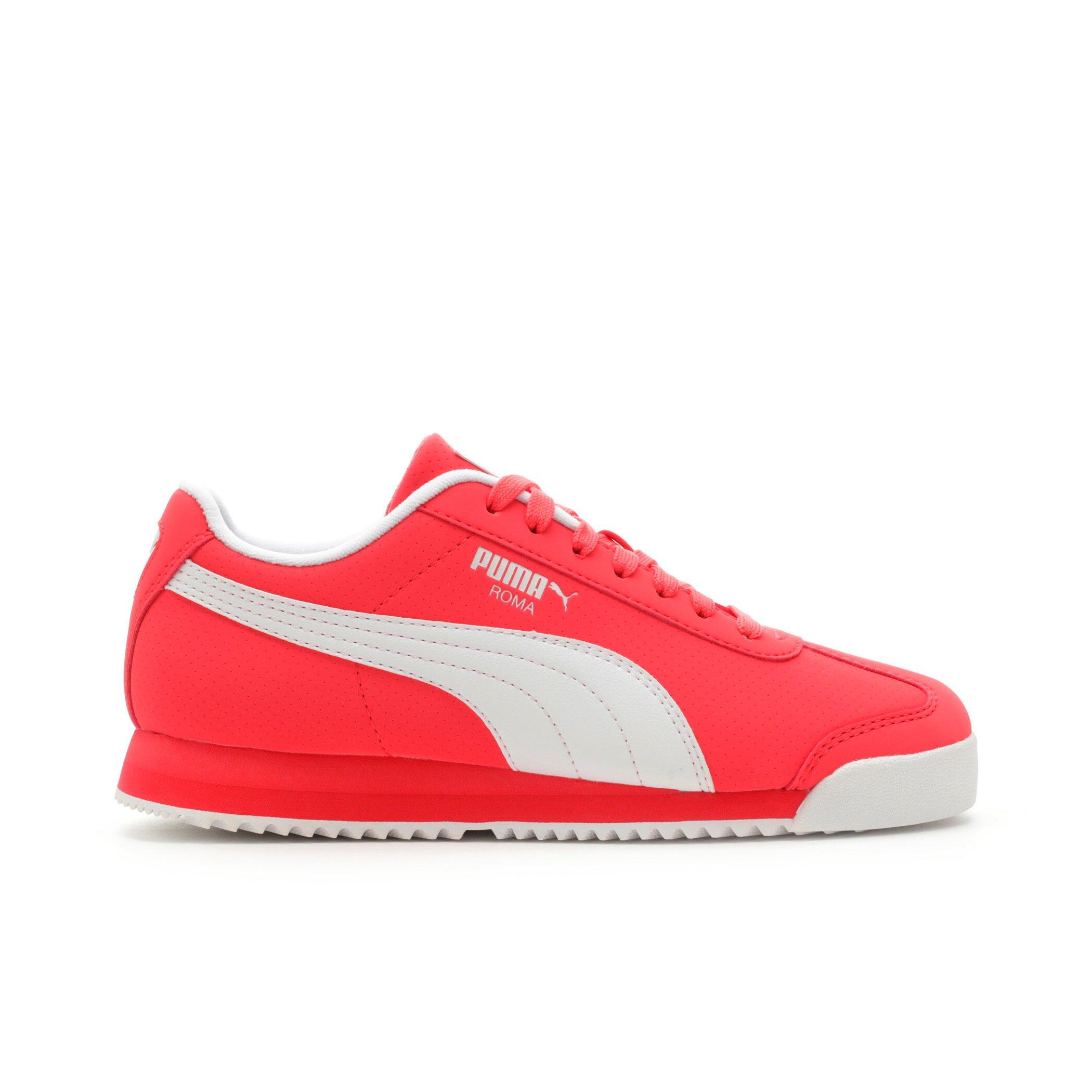 PUMA Roma 24 Reversed "Tart Cherry/PUMA White/PUMA Black" Women's Shoe - CHERRY/WHITE/BLACK Thumbnail View 1