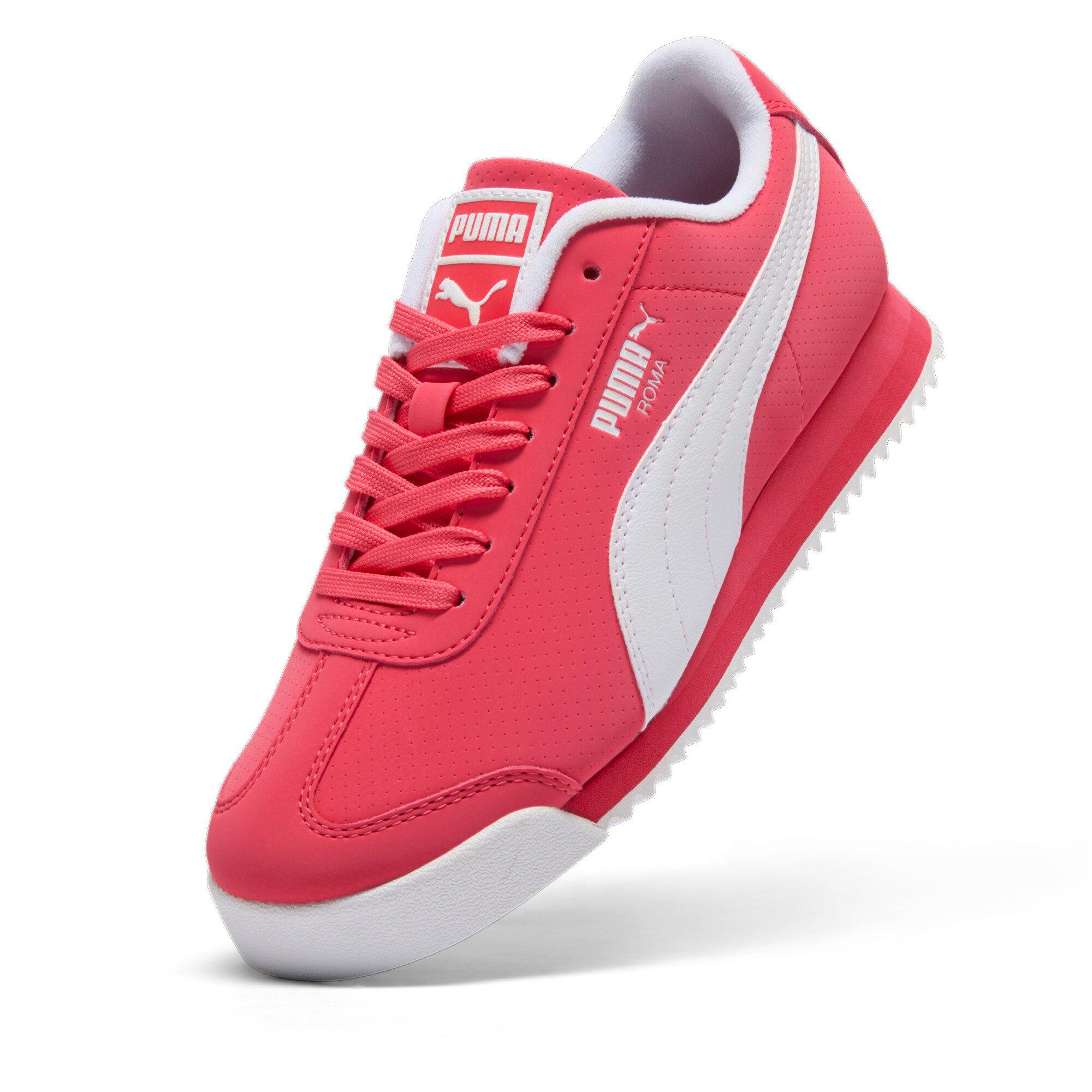 PUMA Roma 24 Reversed "Tart Cherry/PUMA White/PUMA Black" Women's Shoe - CHERRY/WHITE/BLACK Thumbnail View 5