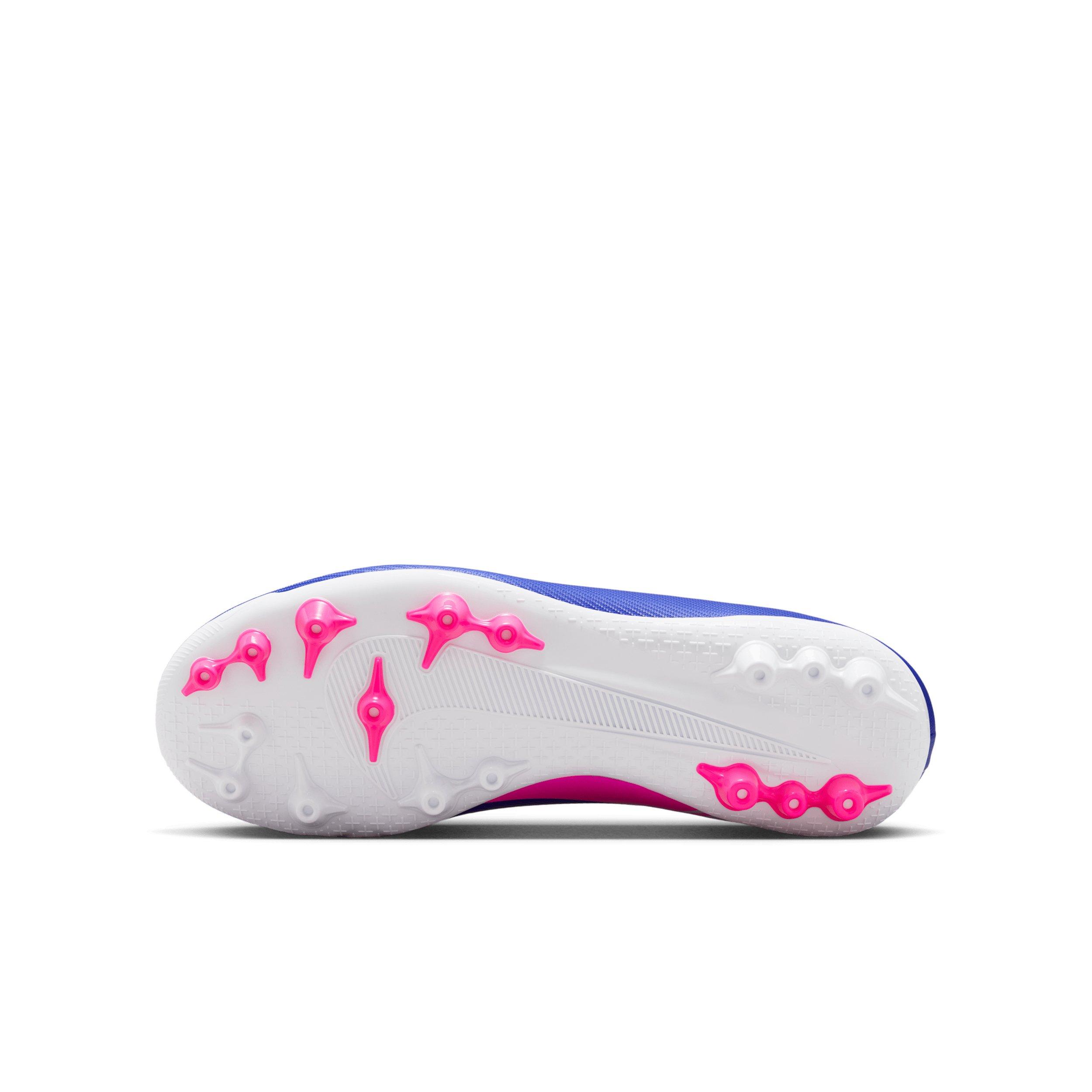 Nike Mercurial Superfly 10 Academy "Racer Blue/White" Grade School Kids' Soccer Cleat - BLUE/WHITE Thumbnail View 6