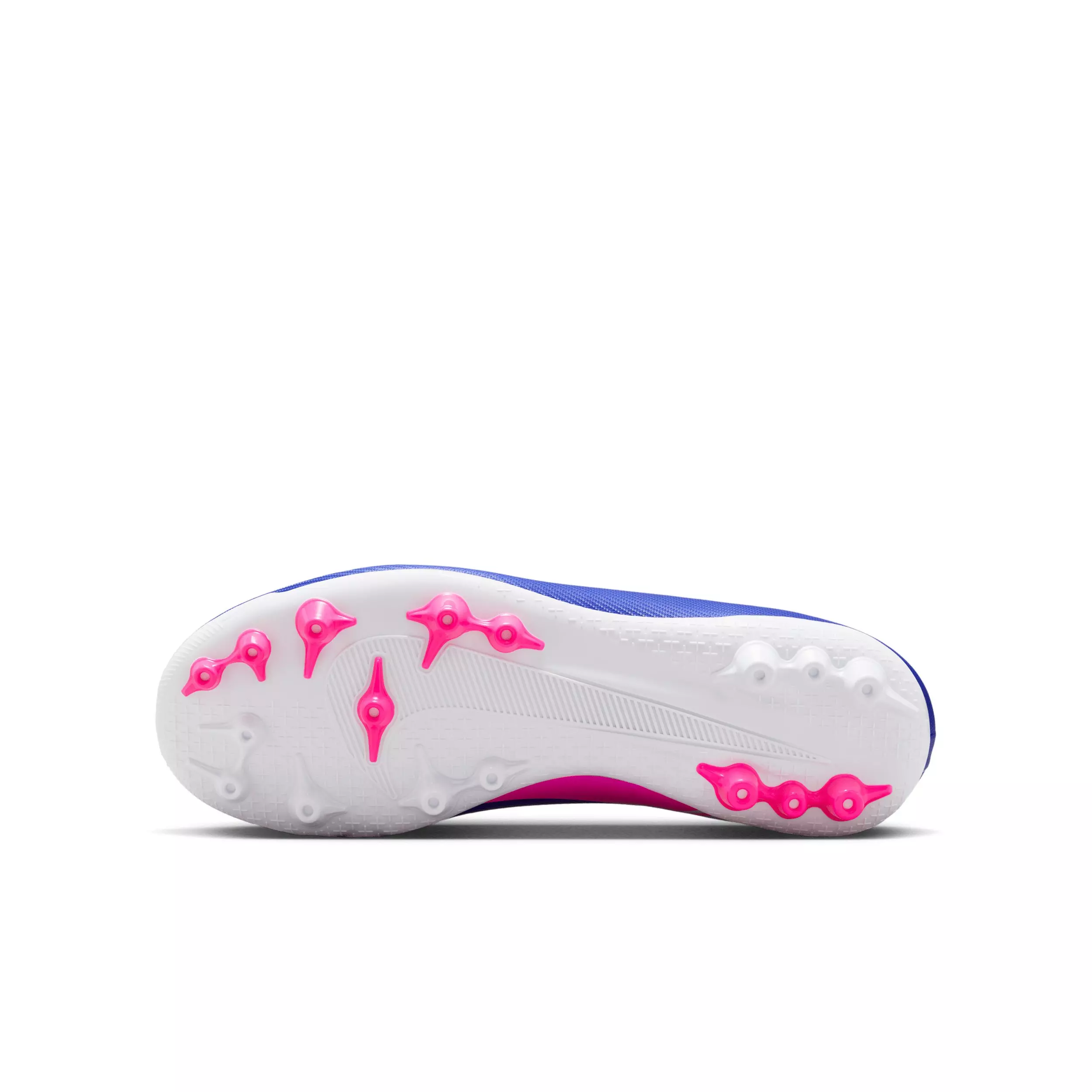 Nike Mercurial Superfly 10 Academy "Racer Blue/White" Grade School Kids' Soccer Cleat - BLUE/WHITE