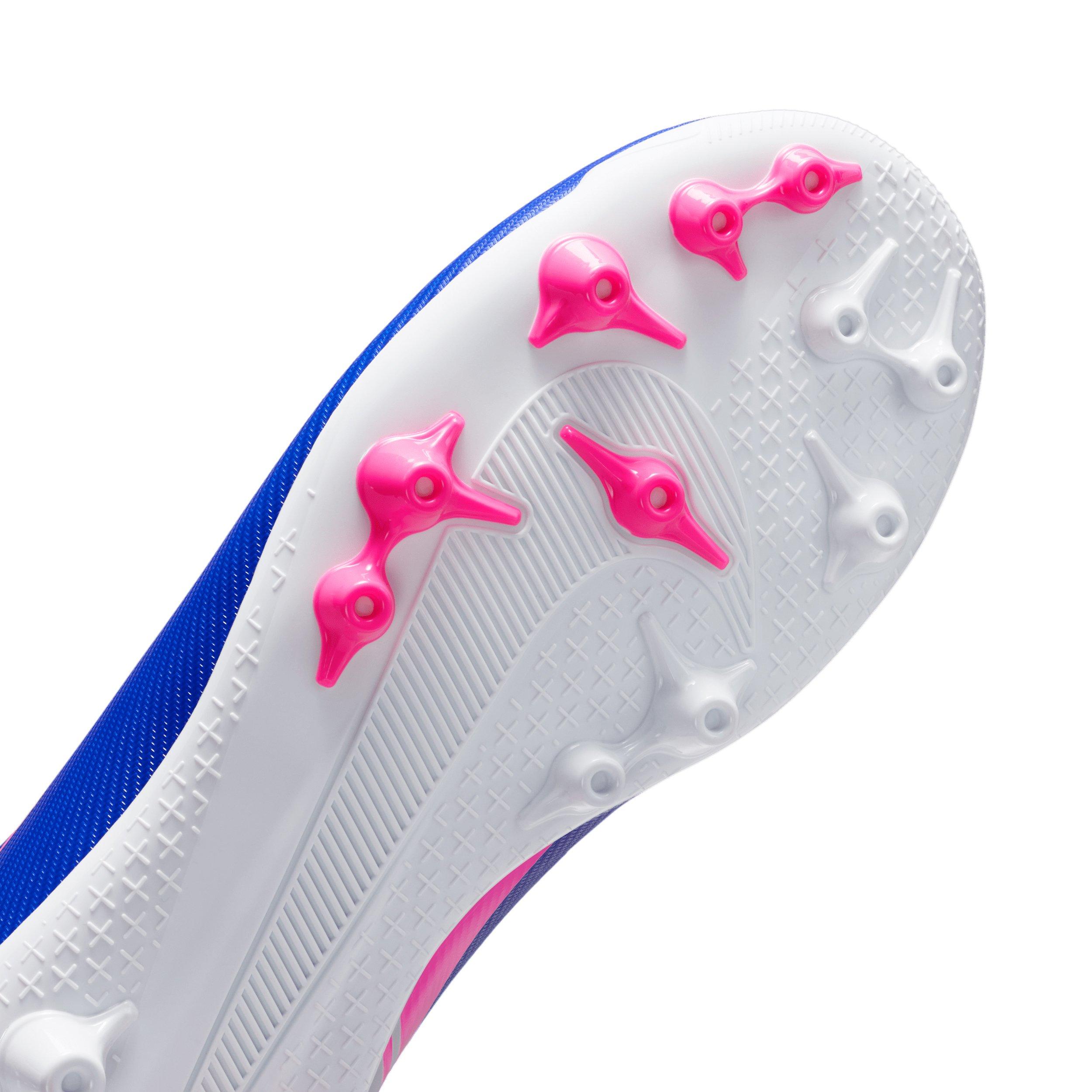 Nike Mercurial Superfly 10 Academy "Racer Blue/White" Grade School Kids' Soccer Cleat - BLUE/WHITE Thumbnail View 7