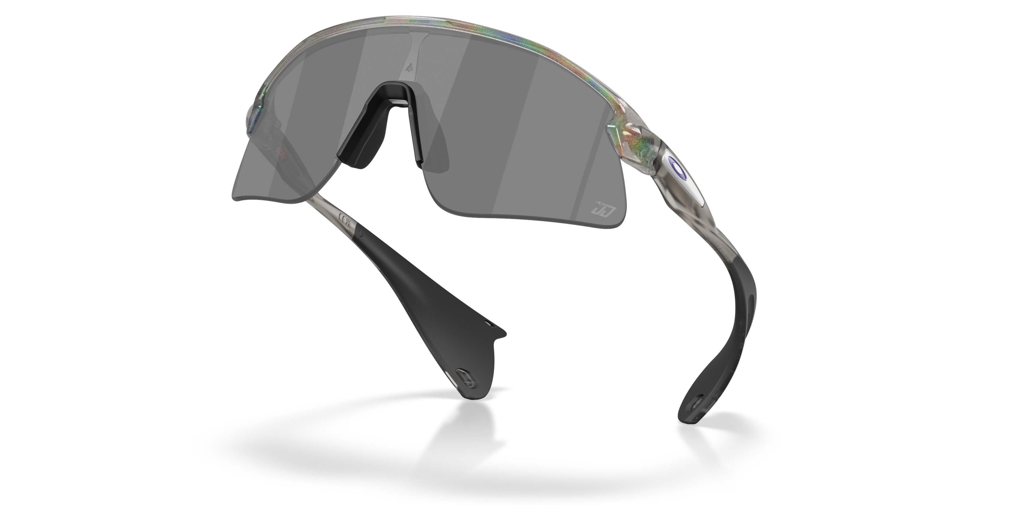 Oakley Stunt Devil Grey Ink Moondust Sunglasses - Prizm Black - GREY/BLACK
