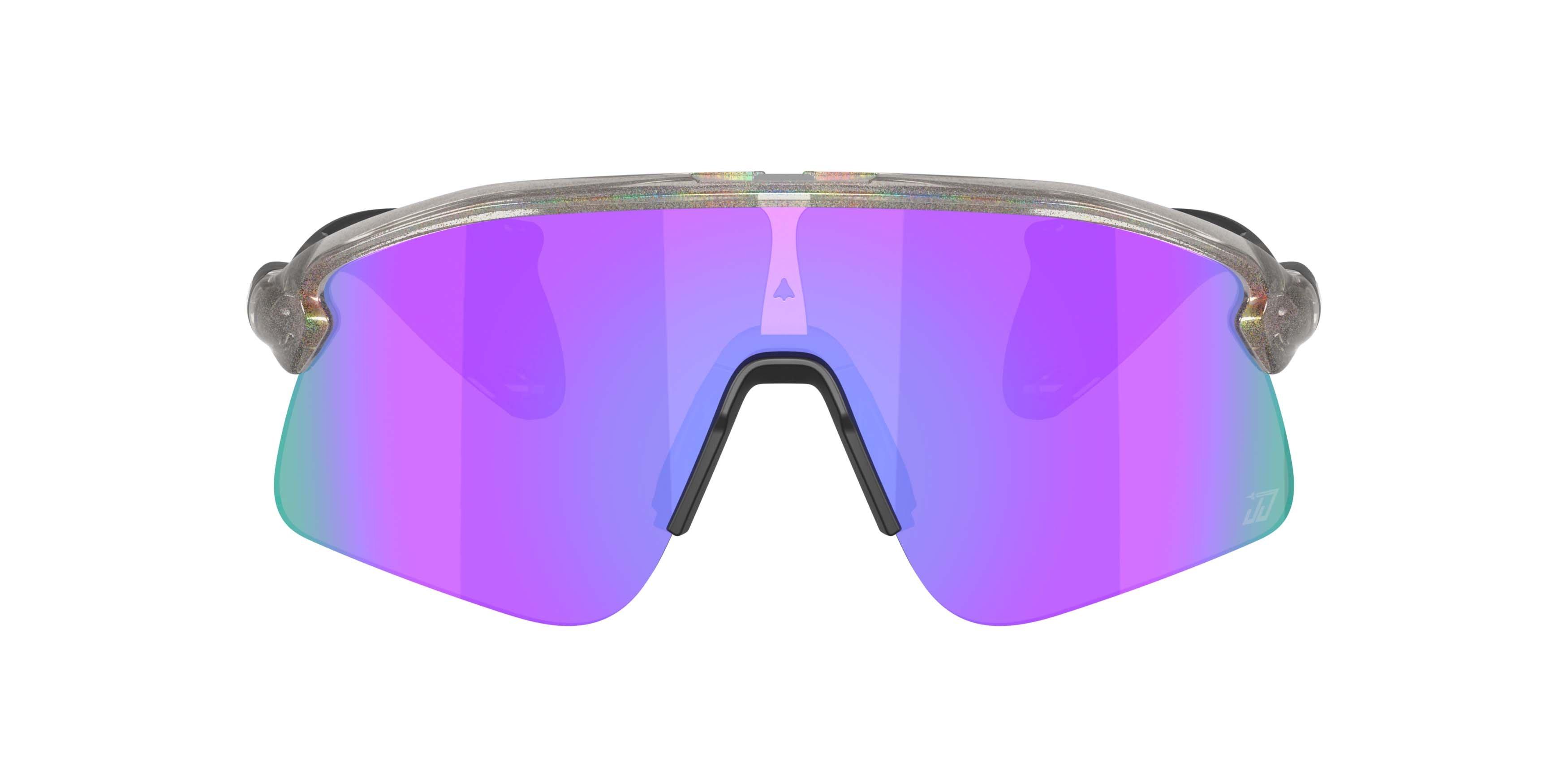Oakley Justin Jefferson Signature Series Stunt Devil S Prizm Violet Sunglasses - Grey Ink Moondust - GREY/PURPLE