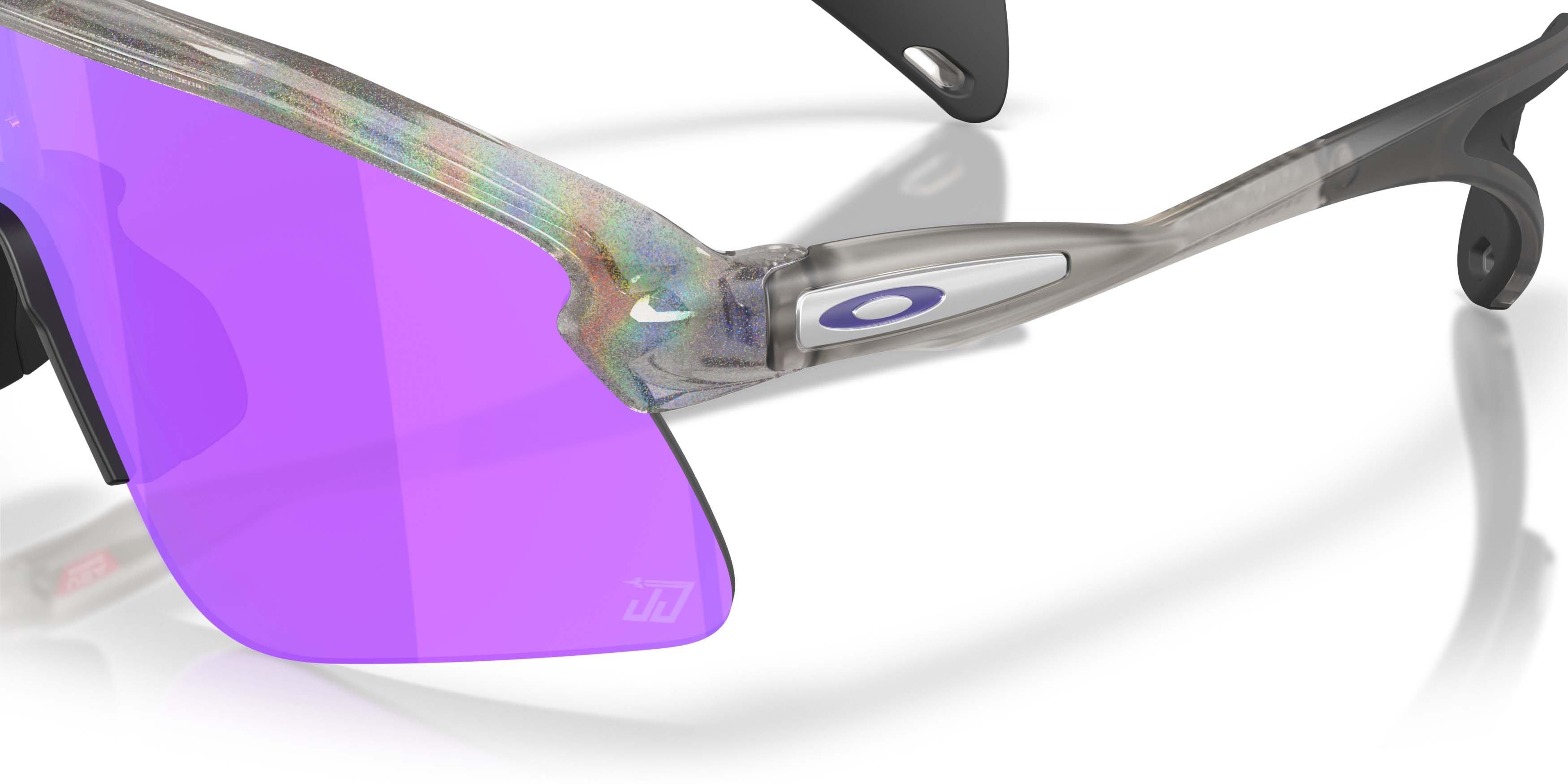 Oakley Justin Jefferson Signature Series Stunt Devil S Prizm Violet Sunglasses - Grey Ink Moondust - GREY/PURPLE
