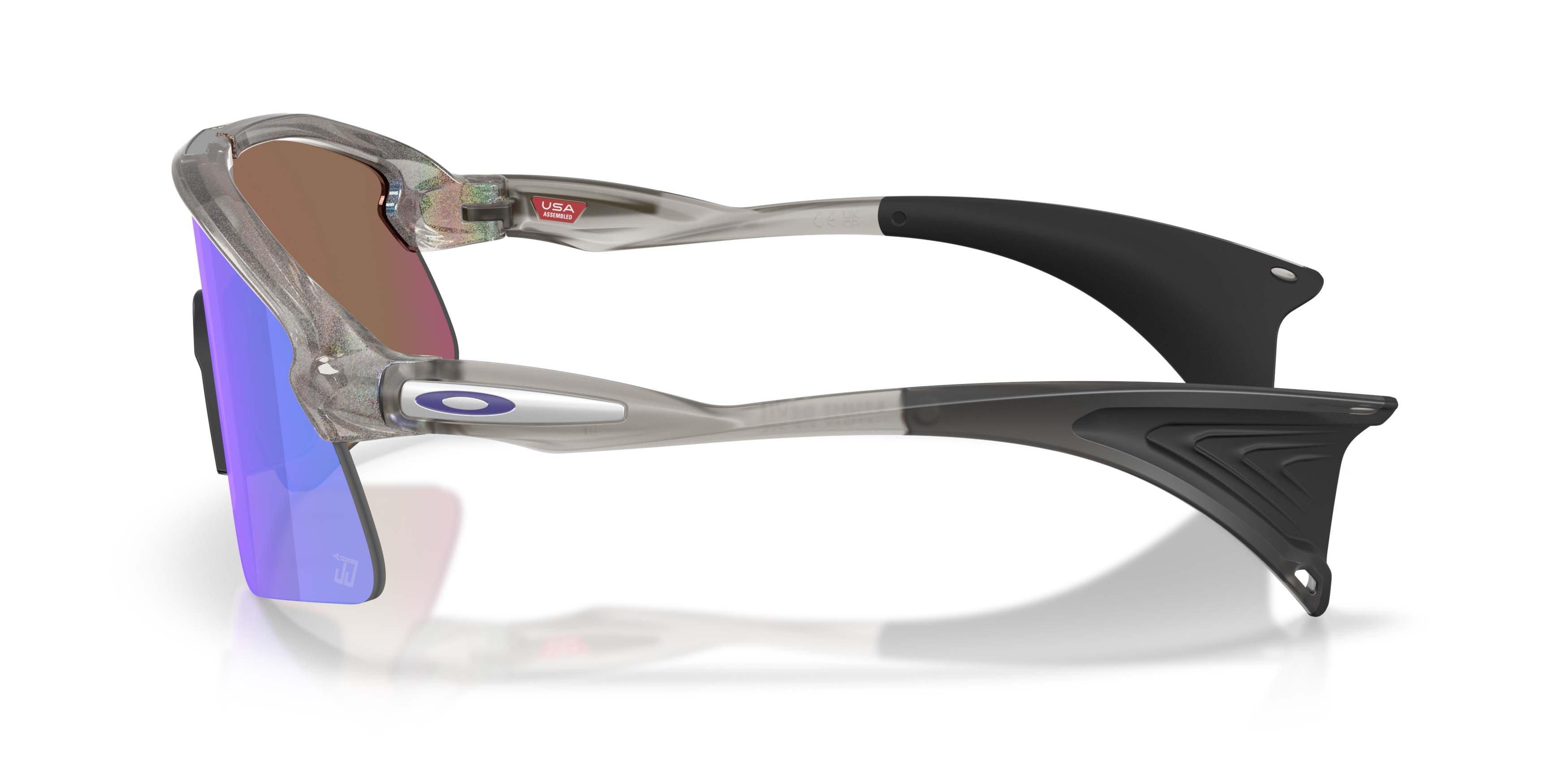 Oakley Justin Jefferson Signature Series Stunt Devil S Prizm Violet Sunglasses - Grey Ink Moondust - GREY/PURPLE