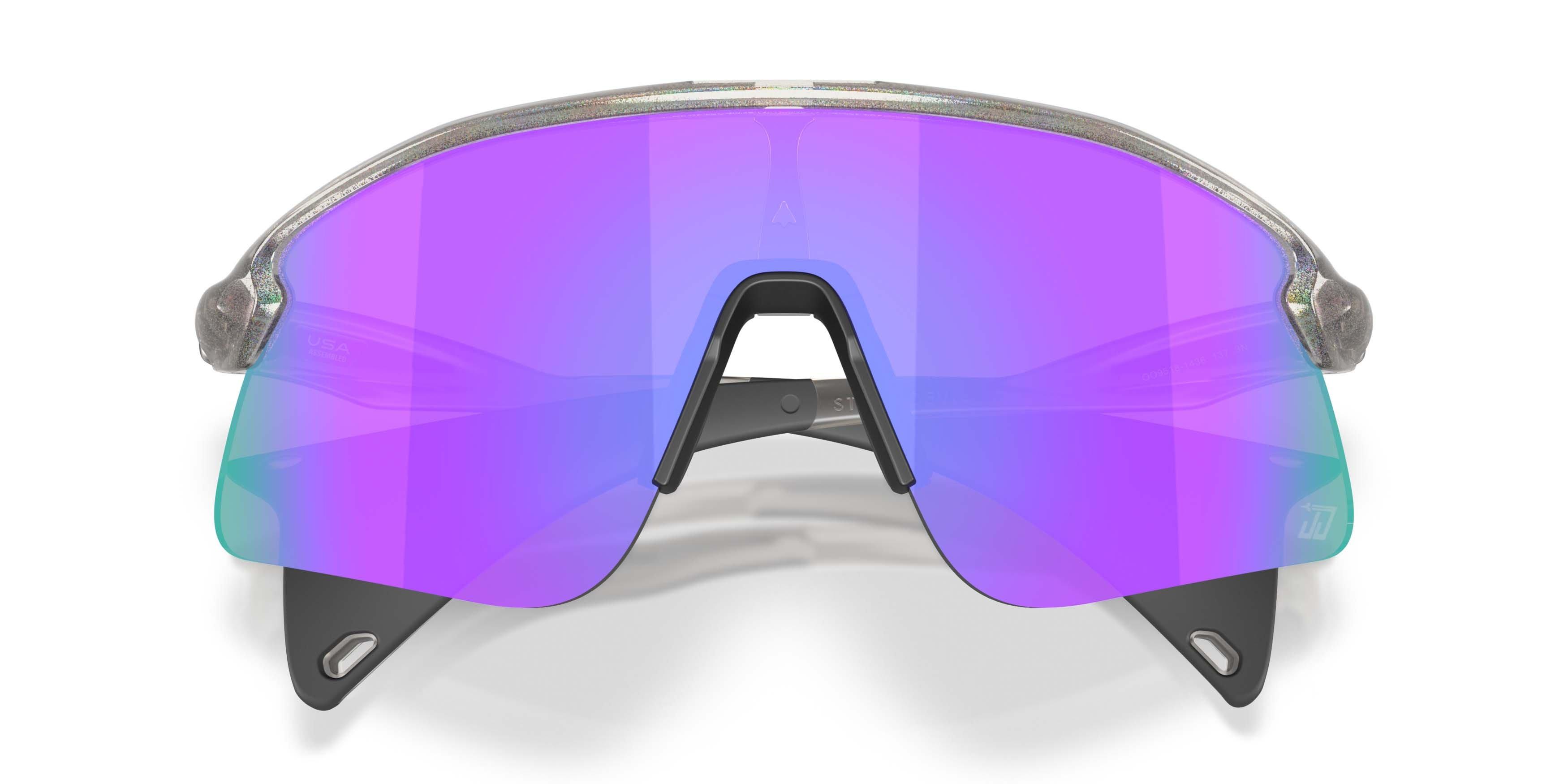 Oakley Justin Jefferson Signature Series Stunt Devil S Prizm Violet Sunglasses - Grey Ink Moondust - GREY/PURPLE