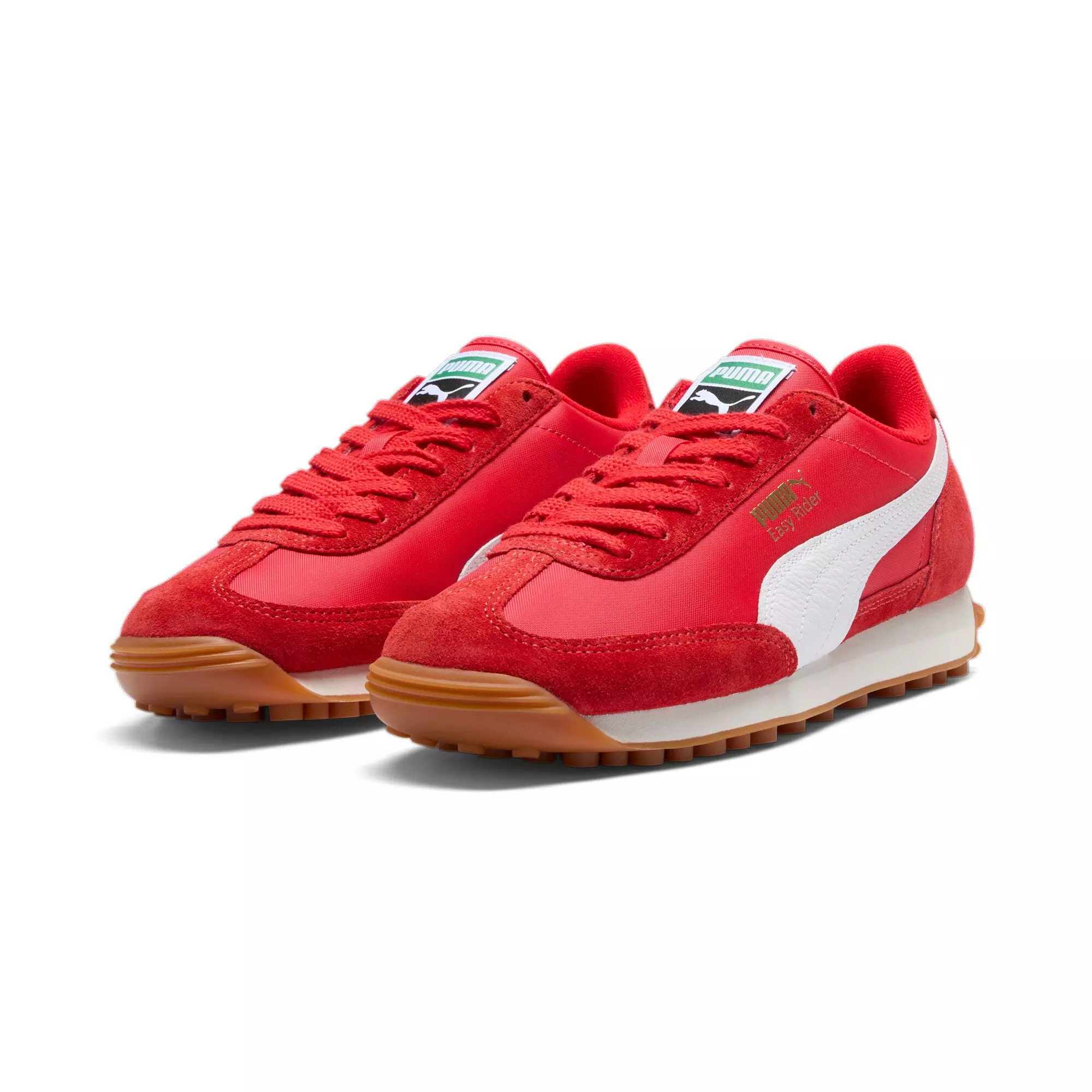PUMA Easy Rider Vintage "PUMA Red/PUMA White" Women's Shoe - RED/WHITE