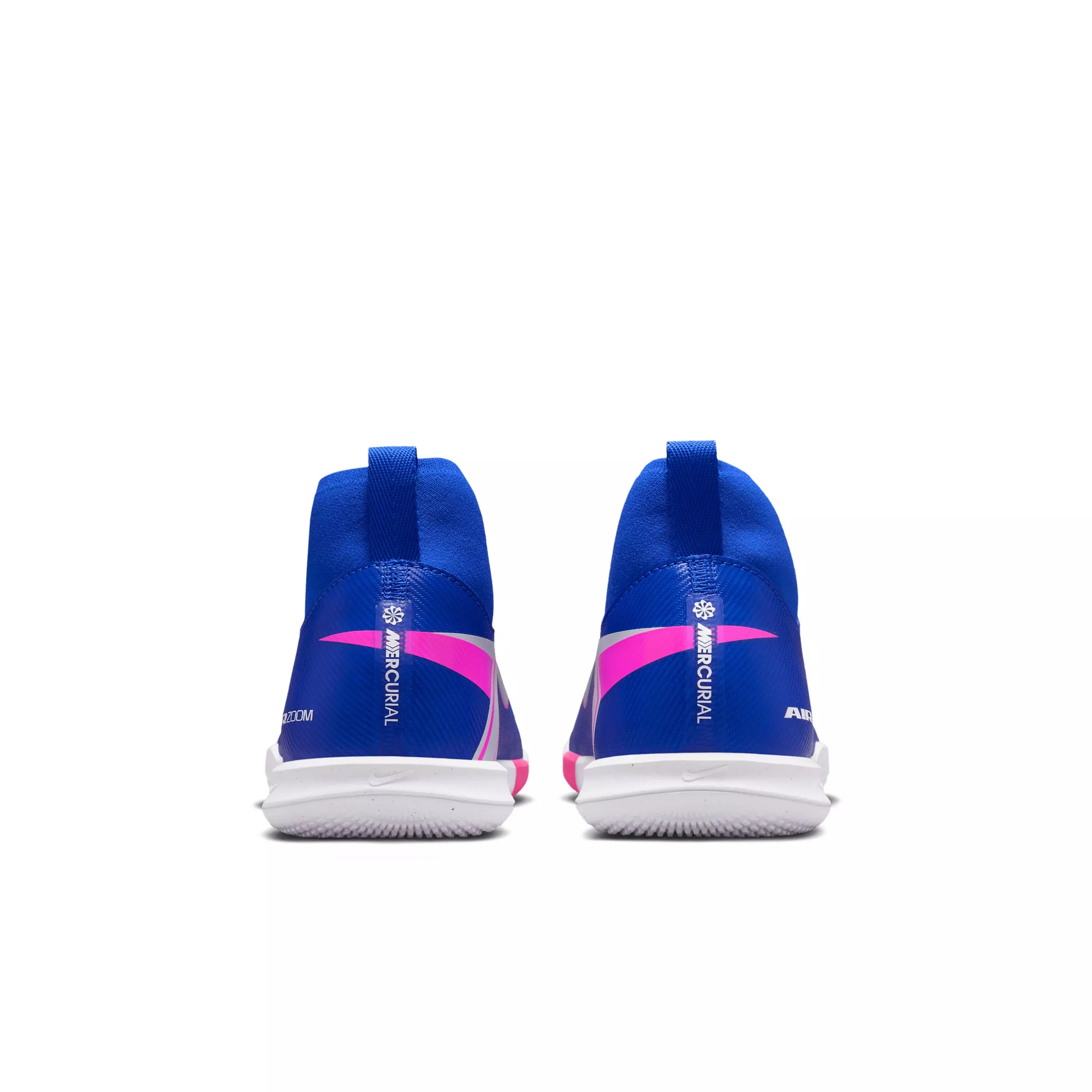 Nike Mercurial Superfly 10 Academy "Racer Blue/White" Grade School Kids' Soccer Shoe - BLUE/WHITE