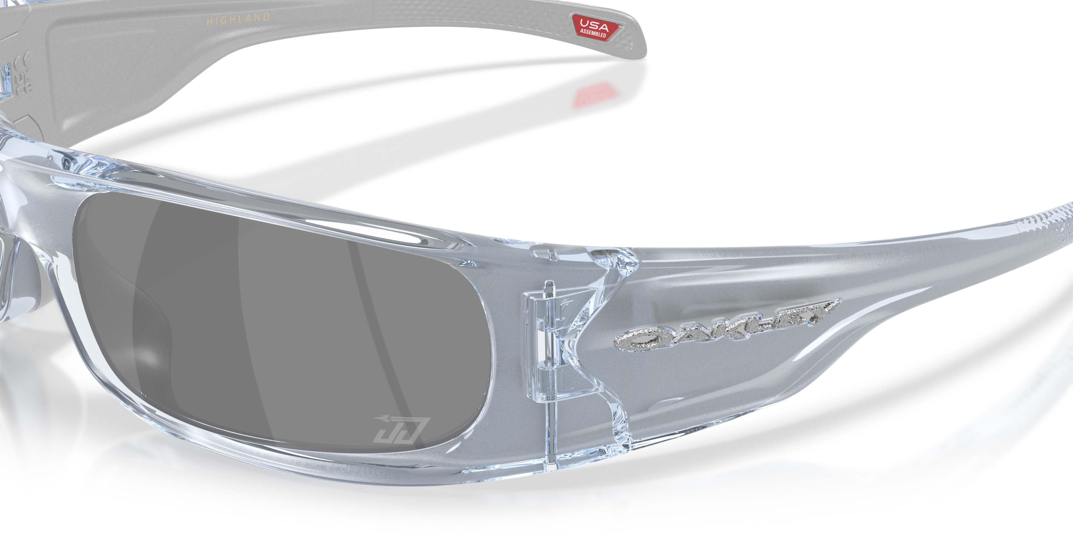 Oakley Highland Prizm Black Sunglasses - Silver Glass Effect - SILVER/BLACK