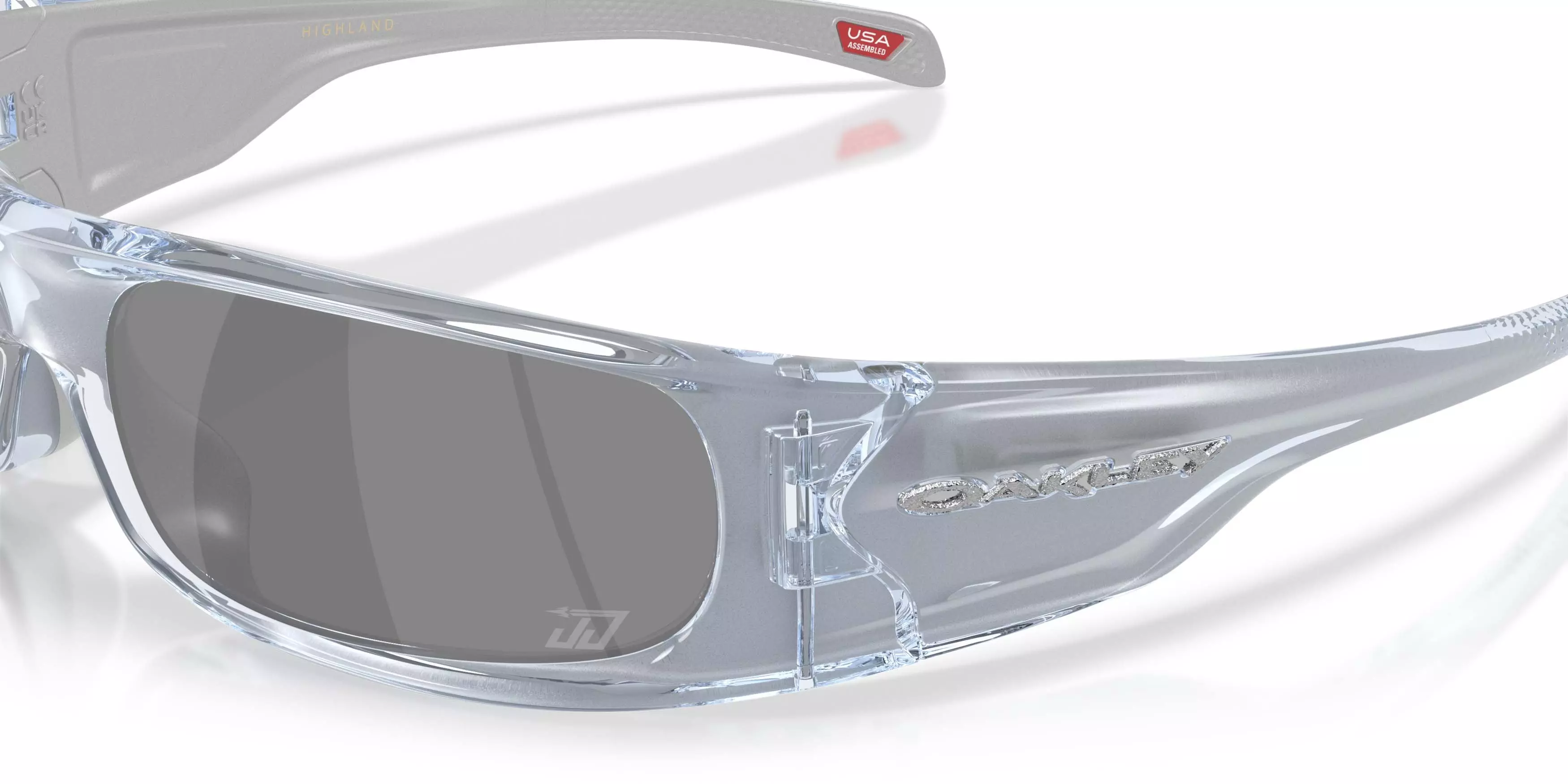 Oakley Highland Prizm Black Sunglasses - Silver Glass Effect - SILVER/BLACK