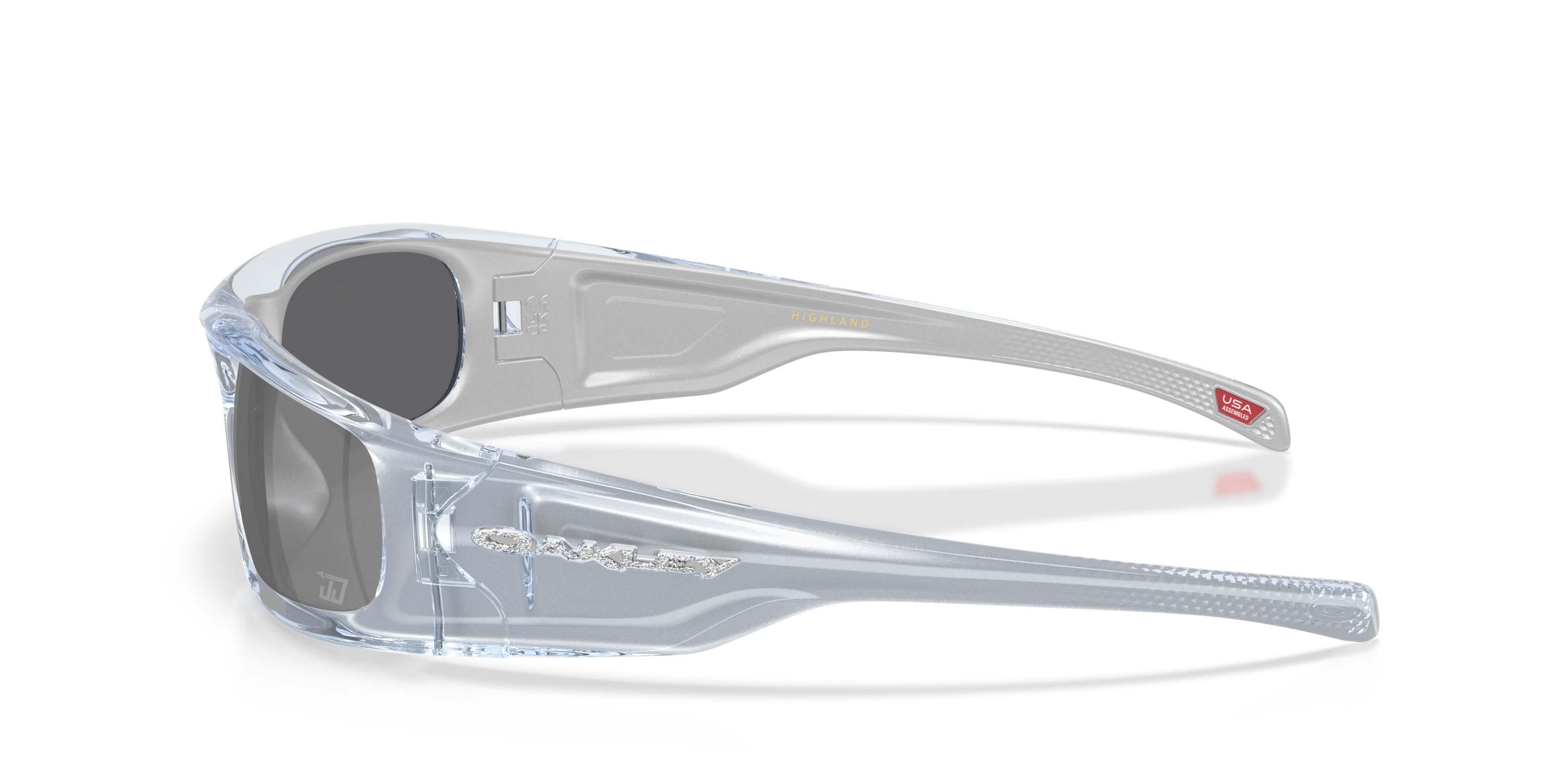 Oakley Highland Prizm Black Sunglasses - Silver Glass Effect - SILVER/BLACK