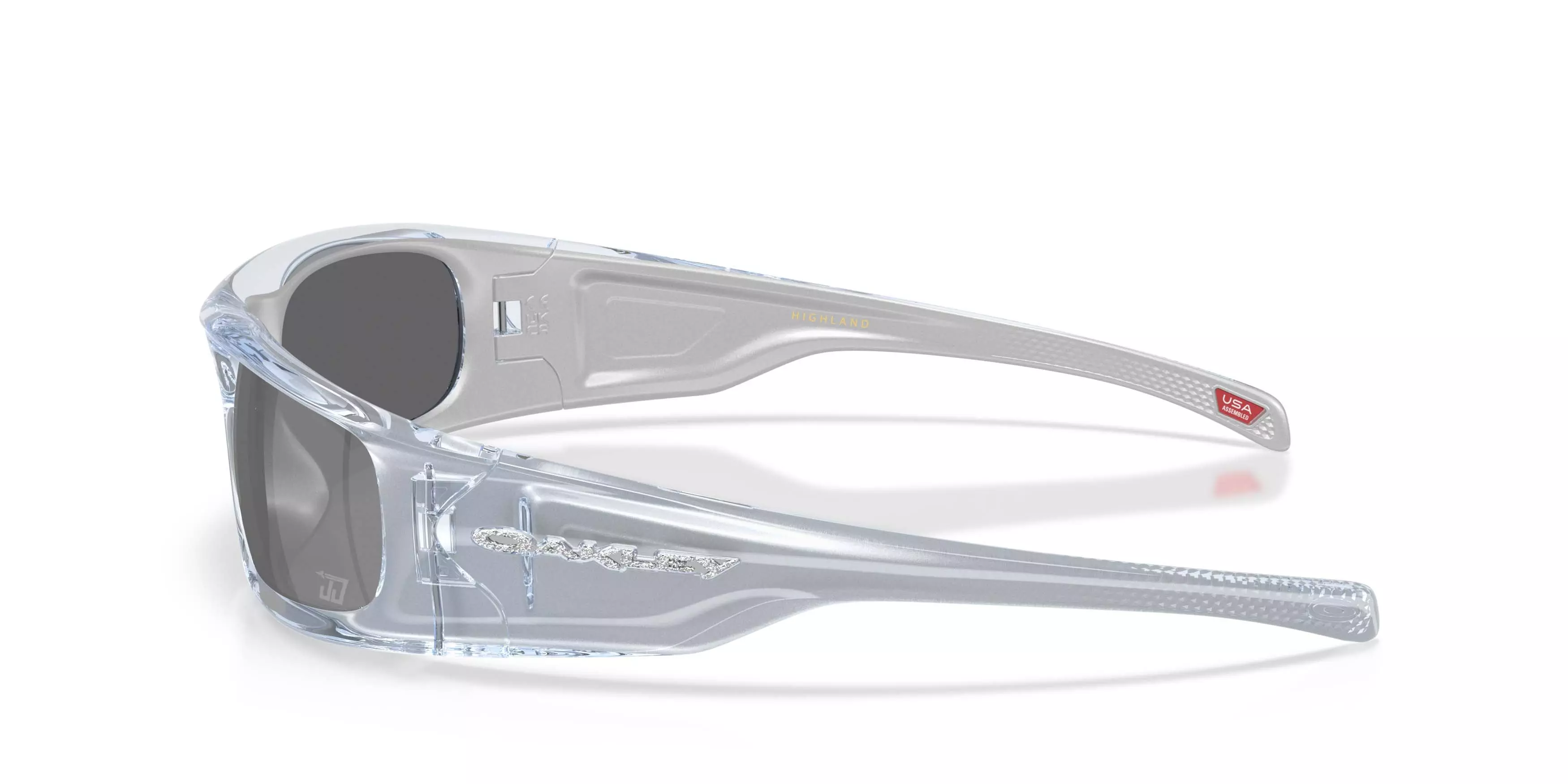 Oakley Highland Prizm Black Sunglasses - Silver Glass Effect - SILVER/BLACK