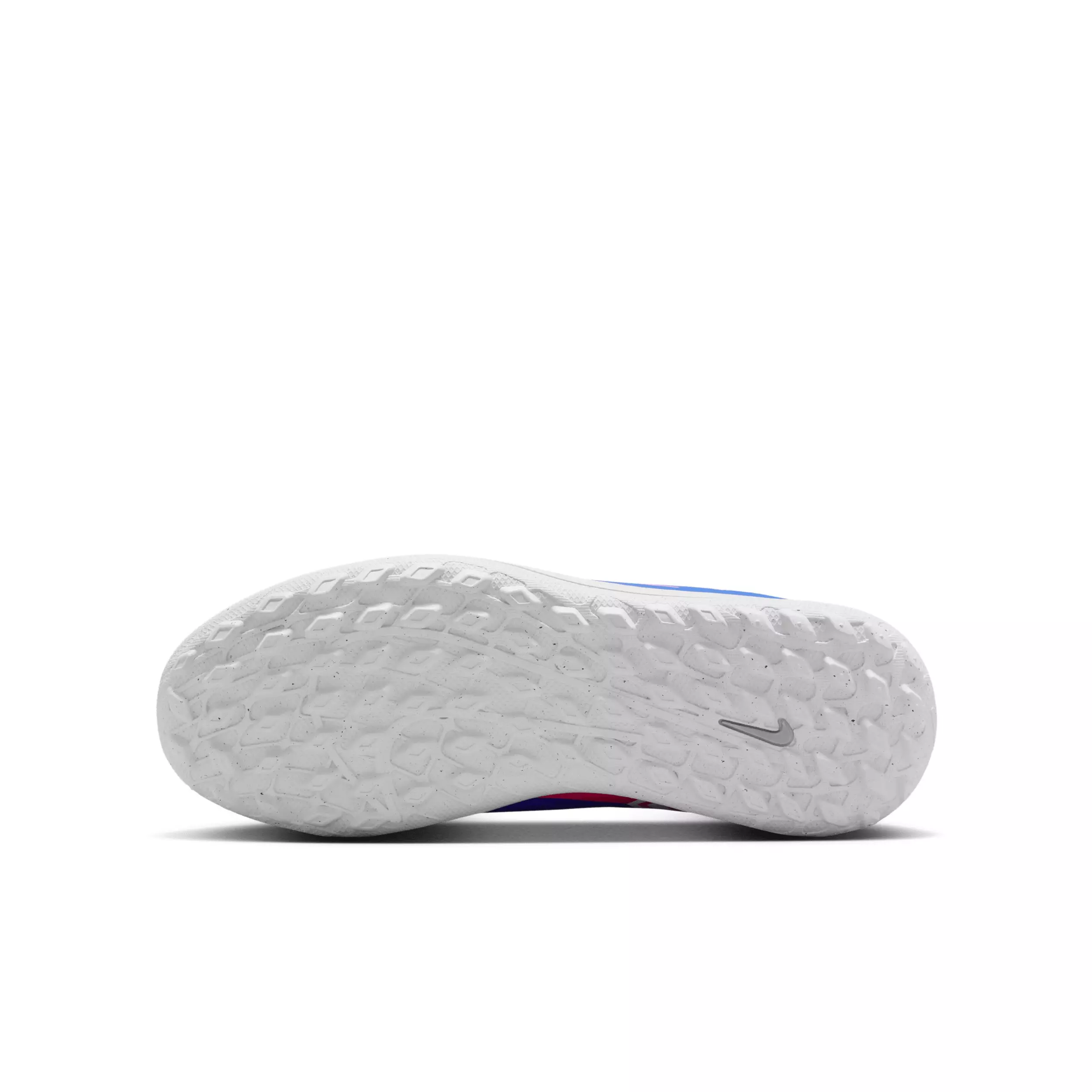 Nike Jr. Mercurial Superfly 10 Club Turf "Racer Blue/White" Grade School Kids' Soccer Shoe - BLUE/WHITE