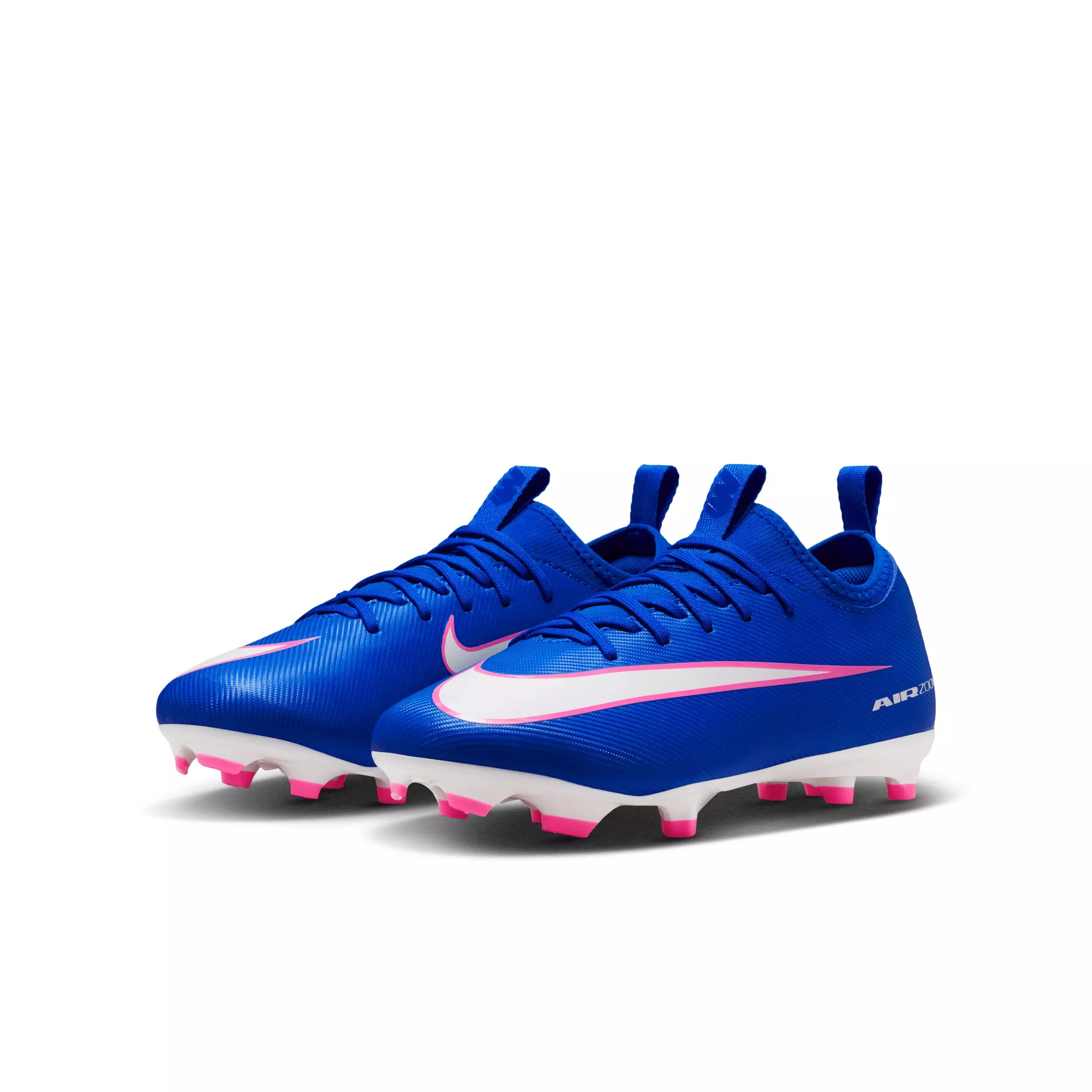 Nike Jr. Mercurial Vapor 16 Academy MG "Racer Blue/White" Grade School Kids' Soccer Cleat - BLUE/WHITE