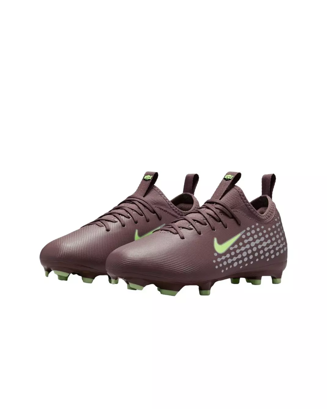 Nike Jr. Mercurial Vapor 16 Academy KM MG "Plum Eclipse/Silver" Grade School Kids' Soccer Cleat - PLUM/SILVER