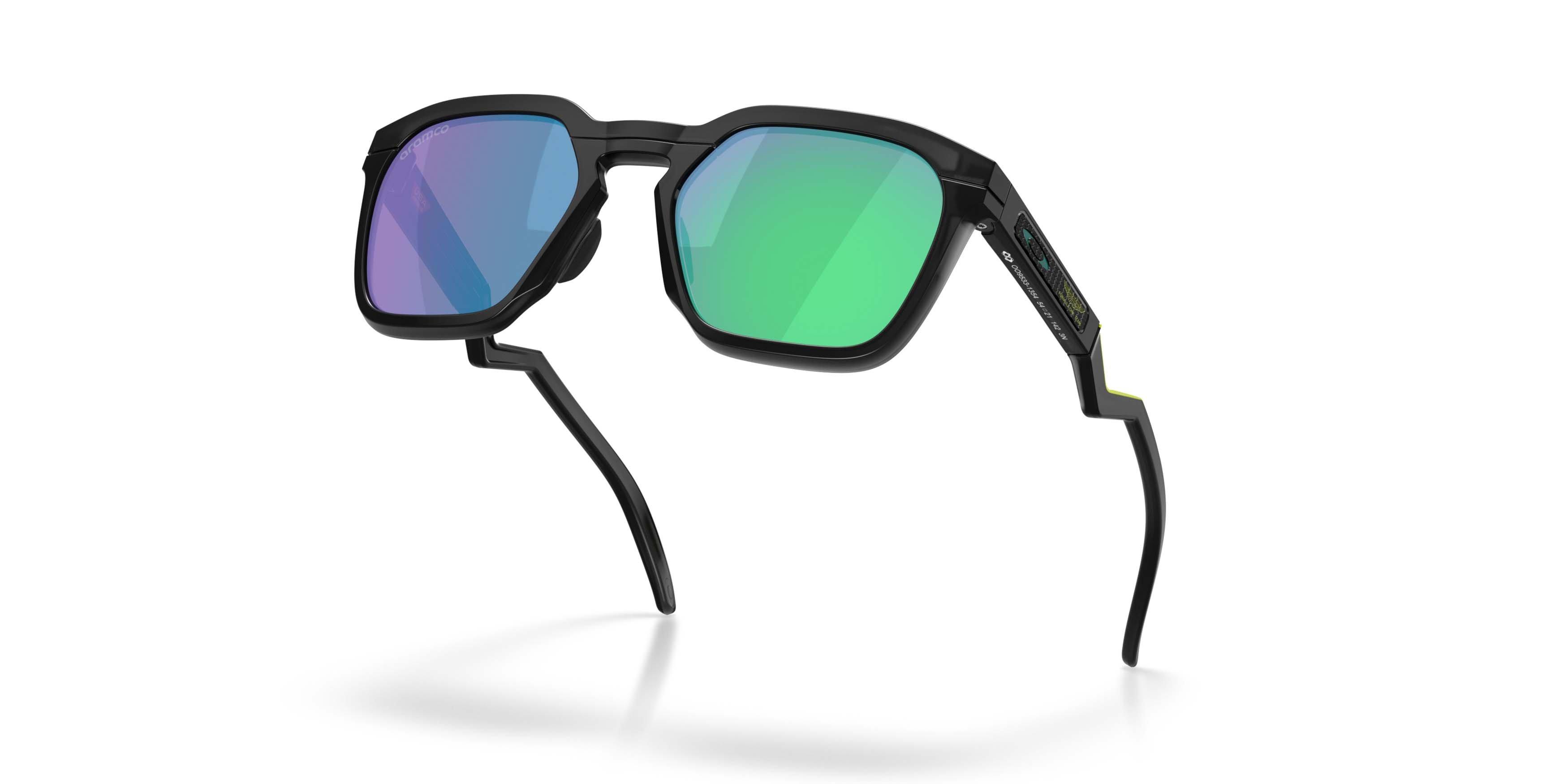 Oakley HSTN SQ Prizm Jade Sunglasses - Black Ink  - BLACK/GREEN