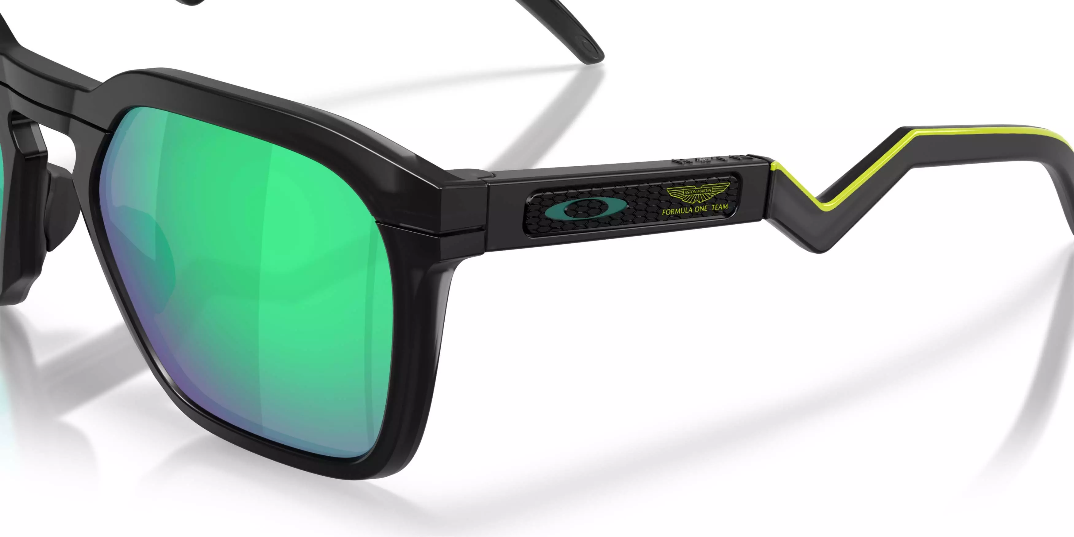 Oakley HSTN SQ Prizm Jade Sunglasses - Black Ink  - BLACK/GREEN