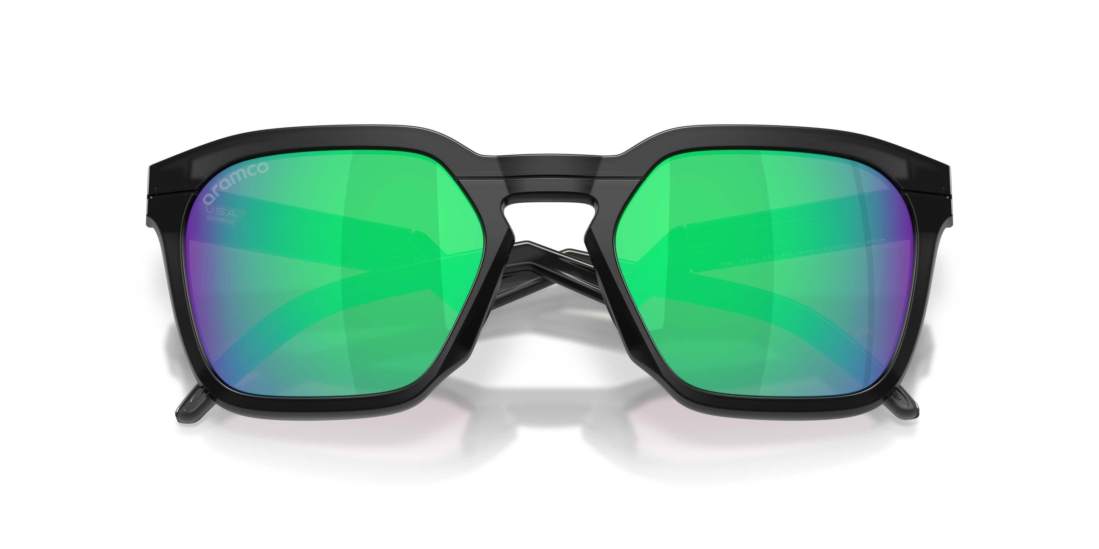 Oakley HSTN SQ Prizm Jade Sunglasses - Black Ink  - BLACK/GREEN