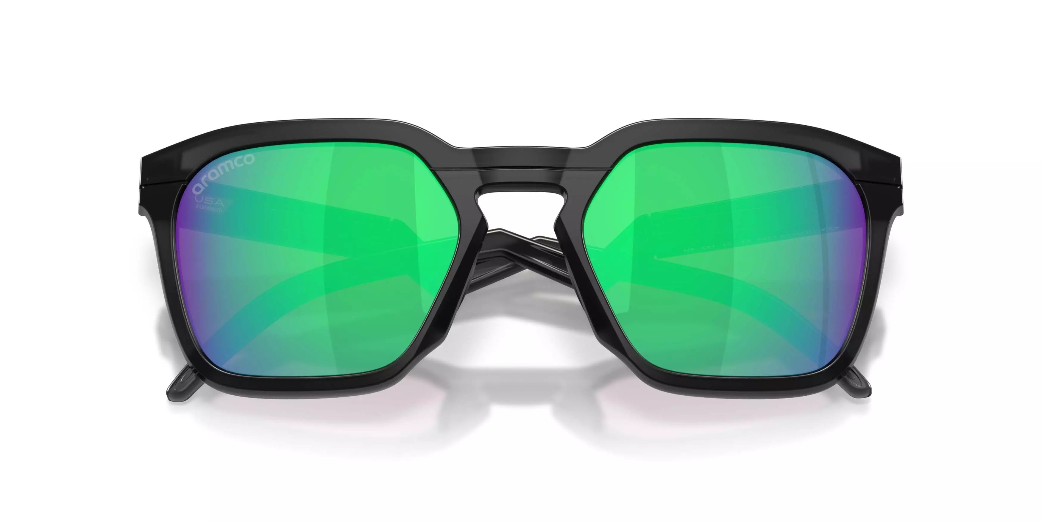 Oakley HSTN SQ Prizm Jade Sunglasses - Black Ink  - BLACK/GREEN