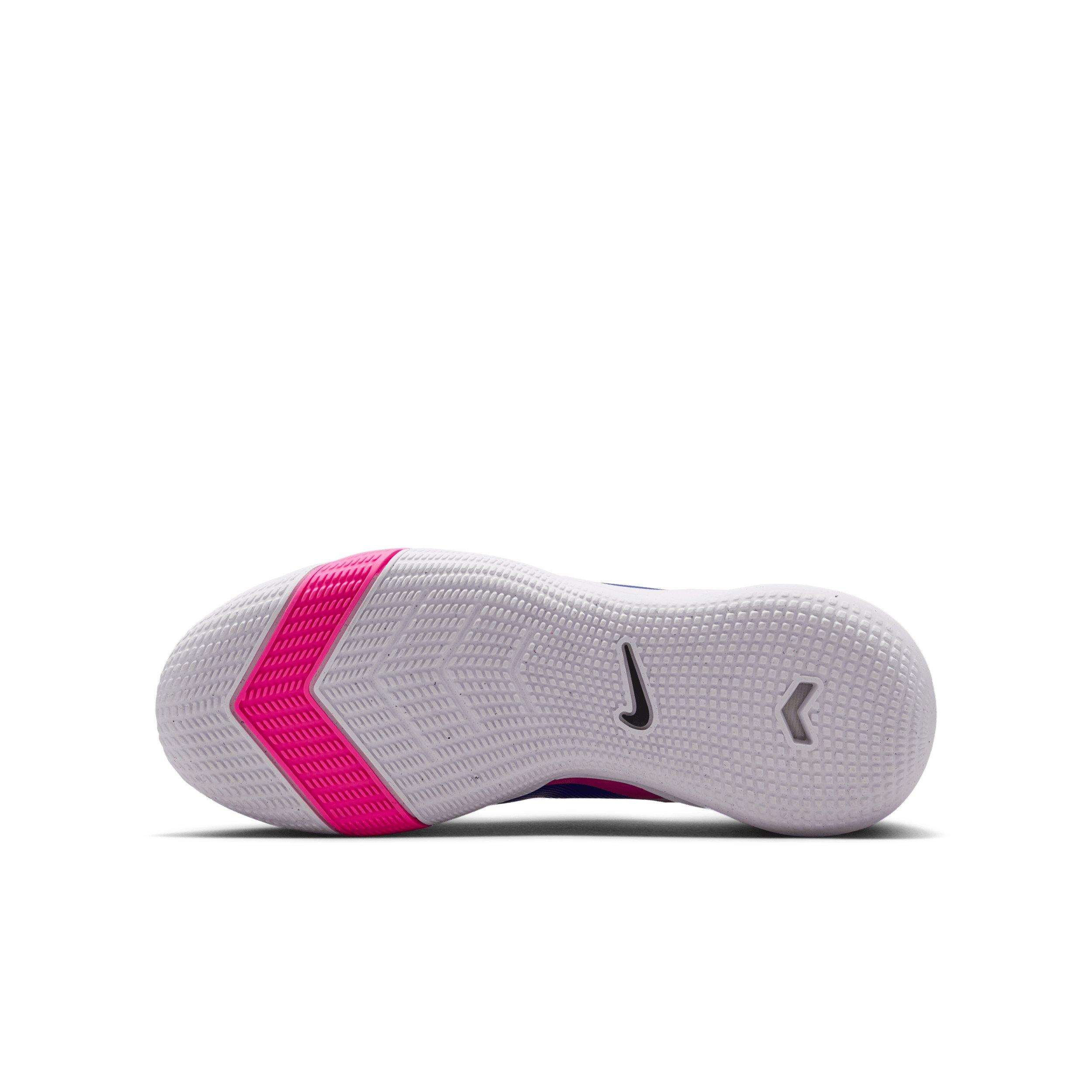 Nike Jr. Mercurial Vapor 16 Academy IC "Racer Blue/White" Grade School Kids' Soccer Shoe - BLUE/WHITE Thumbnail View 6