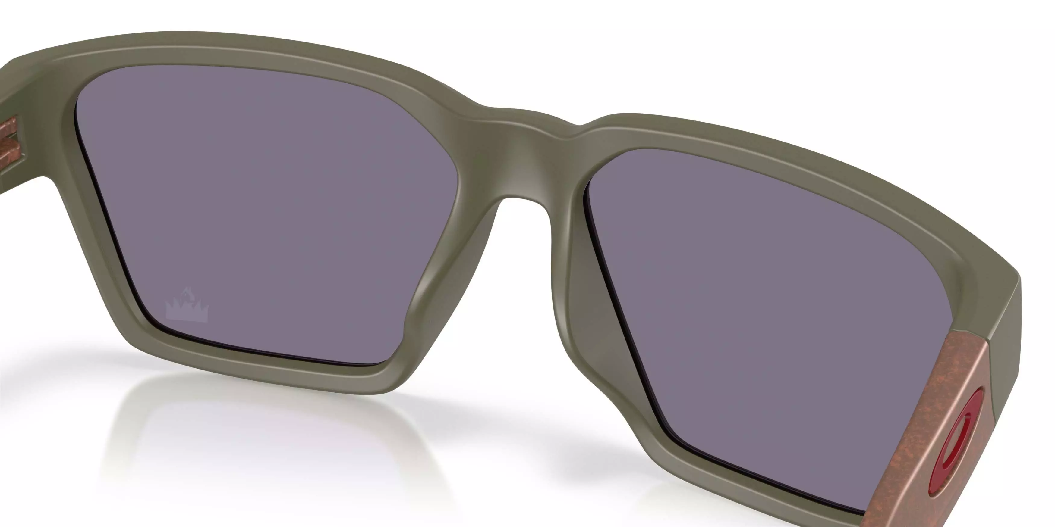 Oakley Briza Prizm Grey Sunglasses - Matte Black - GREEN/GREY