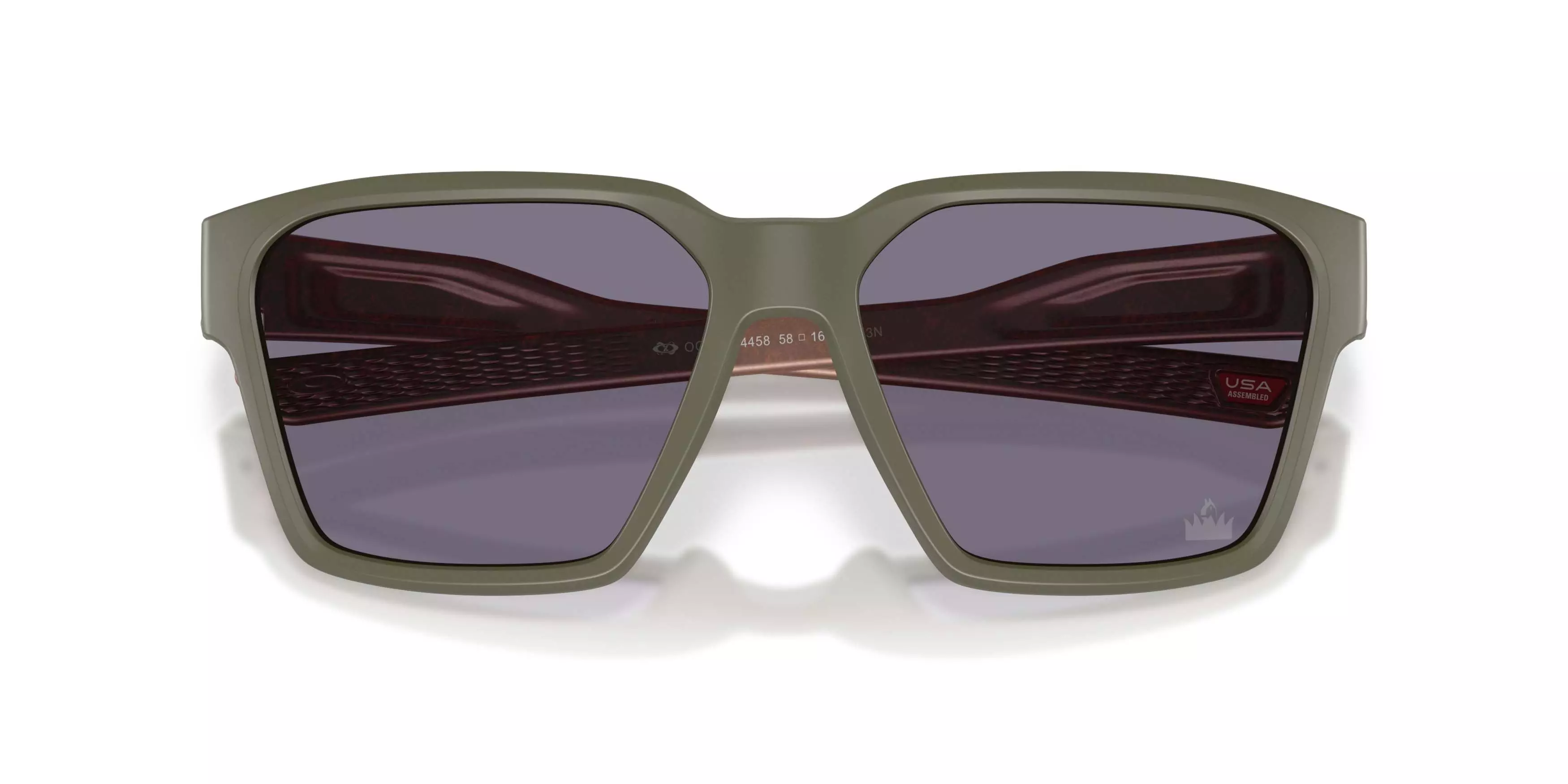 Oakley Briza Prizm Grey Sunglasses - Matte Black - GREEN/GREY