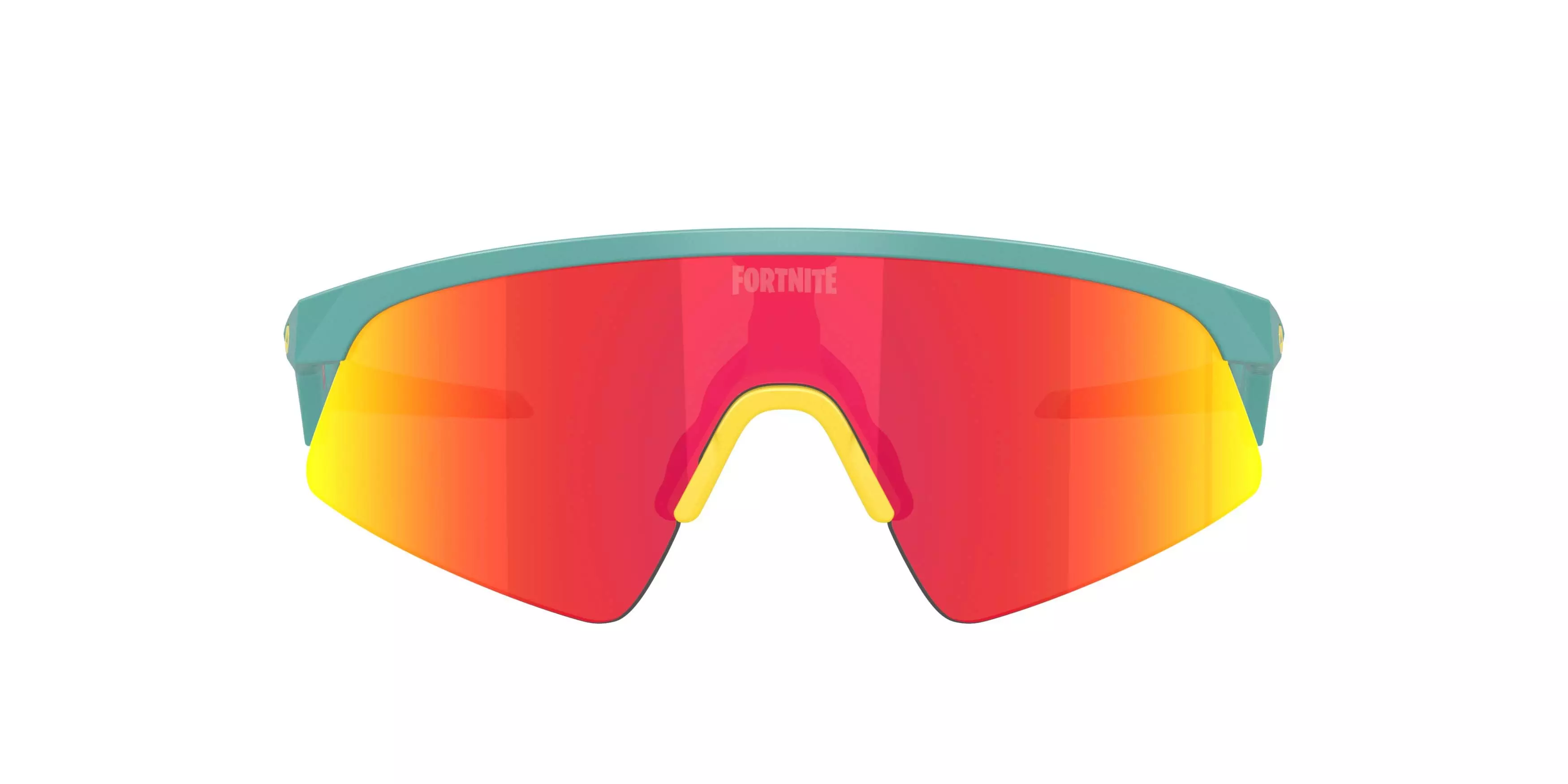 Oakley Youth Fit Resistor Sweep Prizm Ruby Sunglasses - Matte Pacific - BLUE/RED