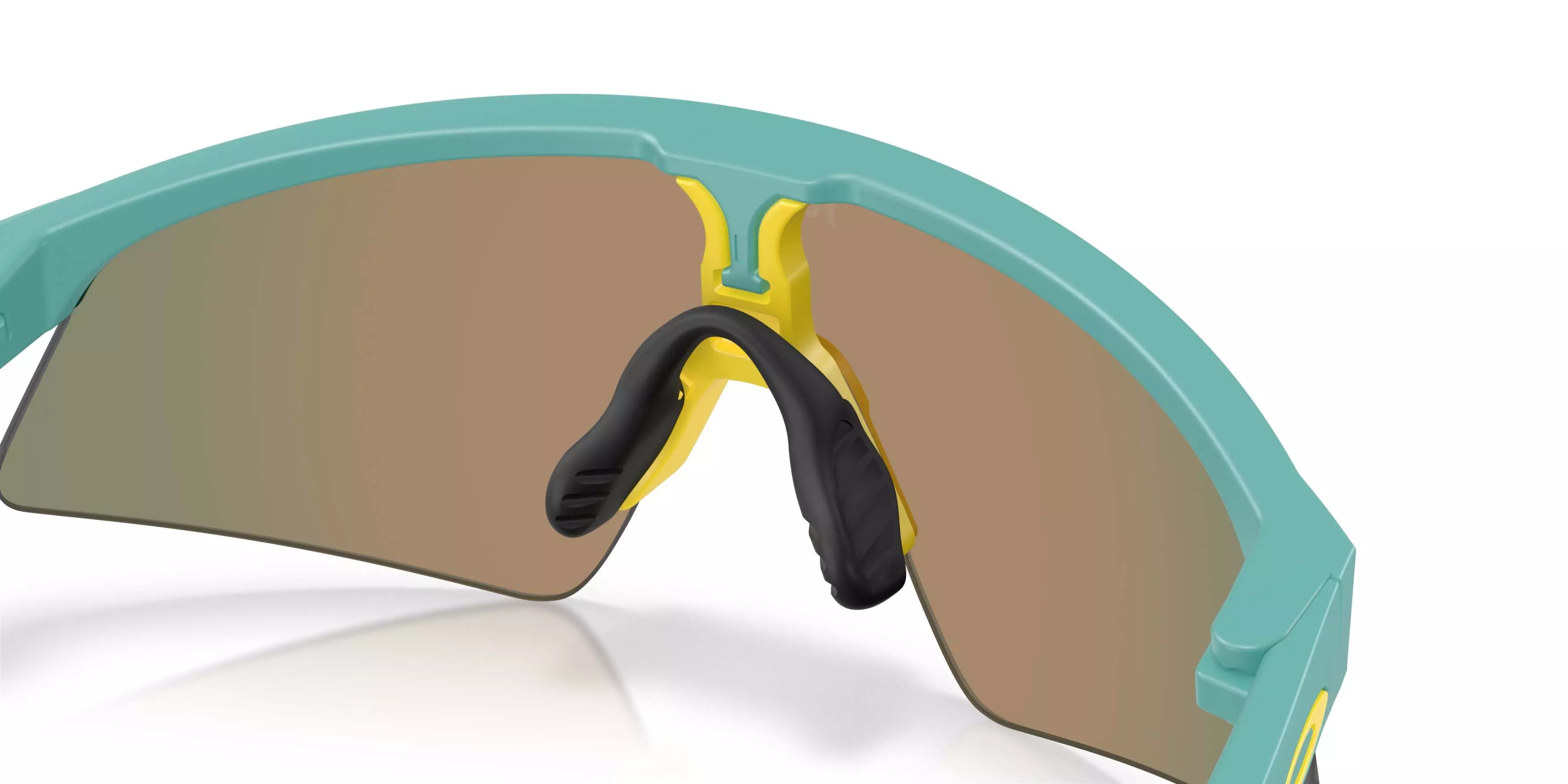 Oakley Youth Fit Resistor Sweep Prizm Ruby Sunglasses - Matte Pacific - BLUE/RED