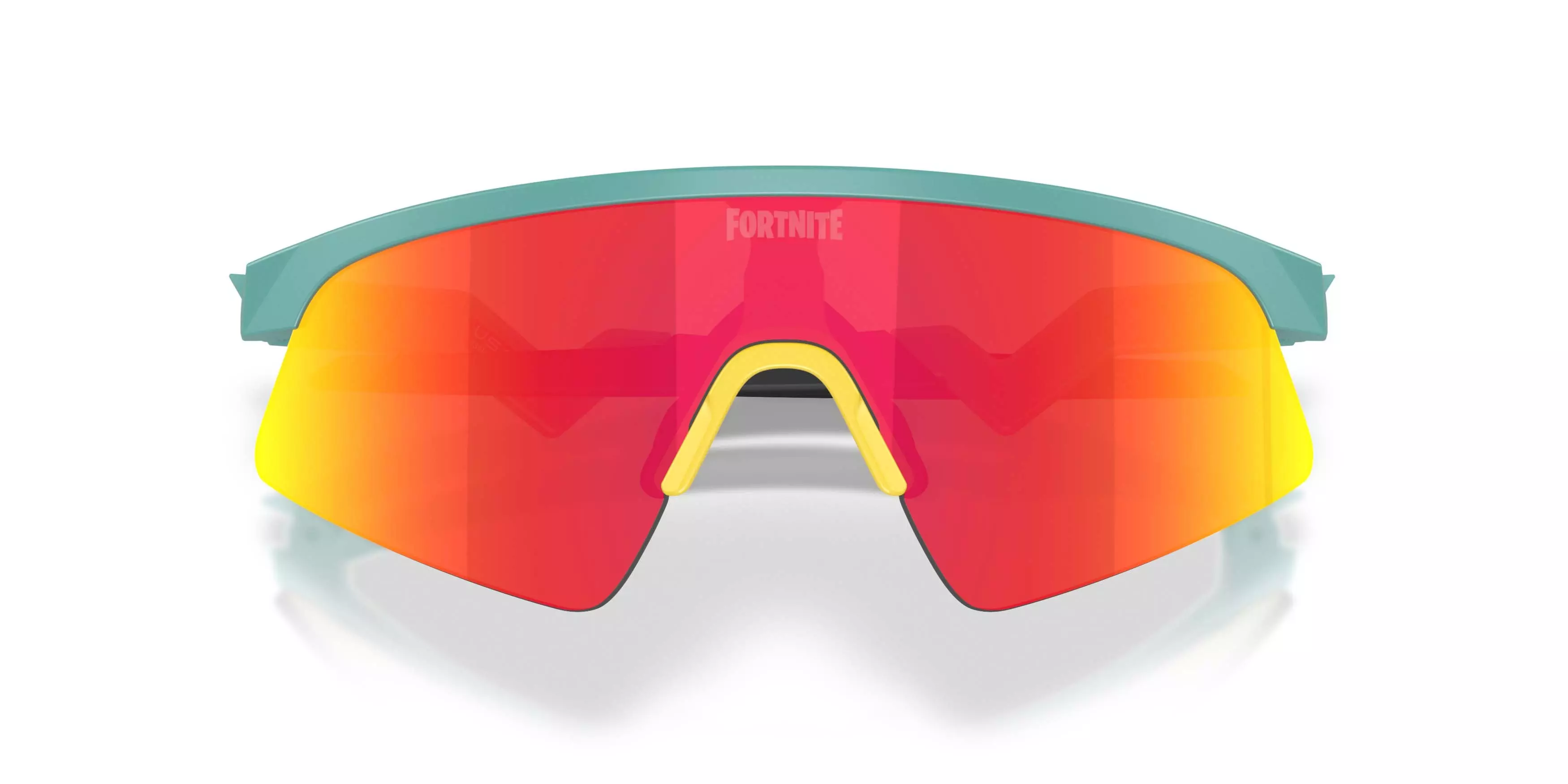 Oakley Youth Fit Resistor Sweep Prizm Ruby Sunglasses - Matte Pacific - BLUE/RED