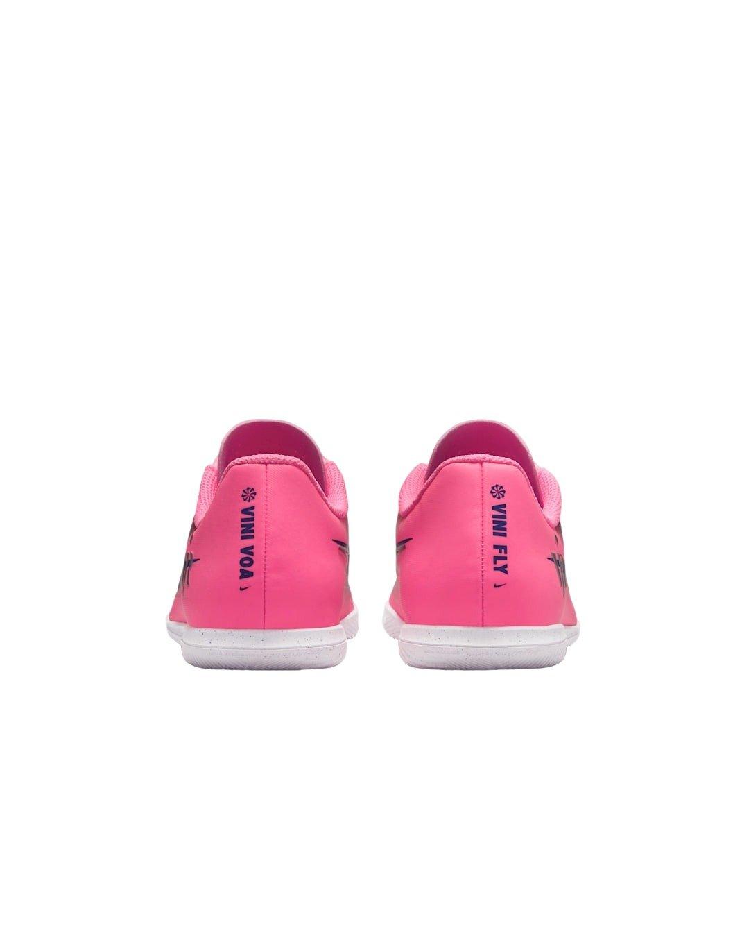 Nike "Vini Jr" Mercurial Vapor 16 Club IC "Sunset Pulse/Old Royal" Grade School Kids' Soccer Cleat - PINK/PURPLE Thumbnail View 5