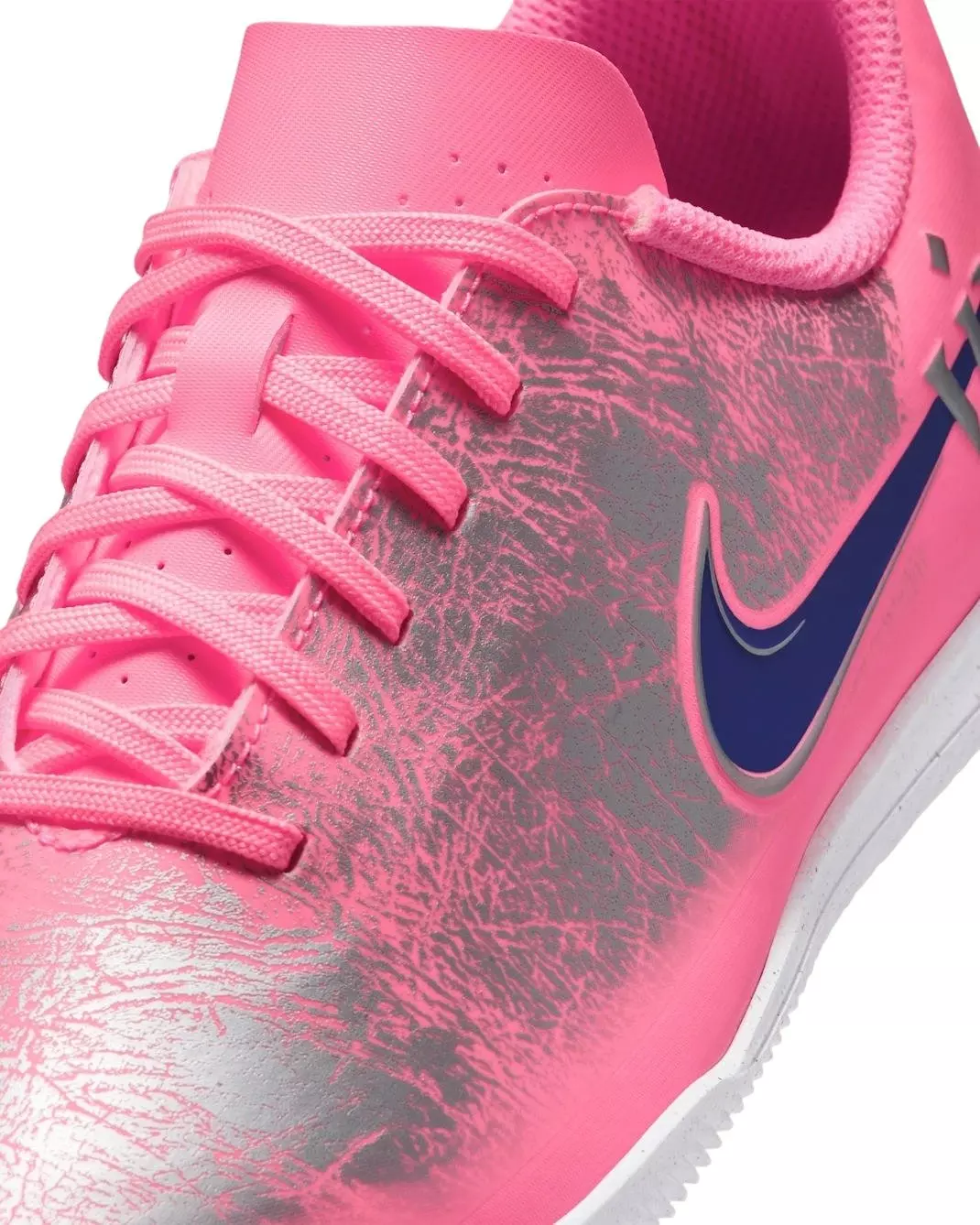 Nike "Vini Jr" Mercurial Vapor 16 Club IC "Sunset Pulse/Old Royal" Grade School Kids' Soccer Cleat - PINK/PURPLE