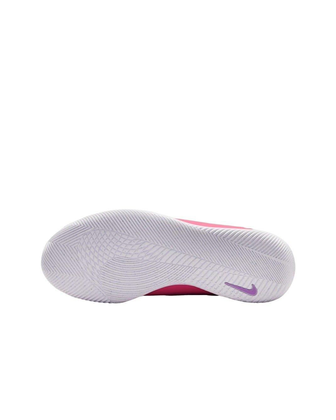 Nike "Vini Jr" Mercurial Vapor 16 Club IC "Sunset Pulse/Old Royal" Grade School Kids' Soccer Cleat - PINK/PURPLE Thumbnail View 8