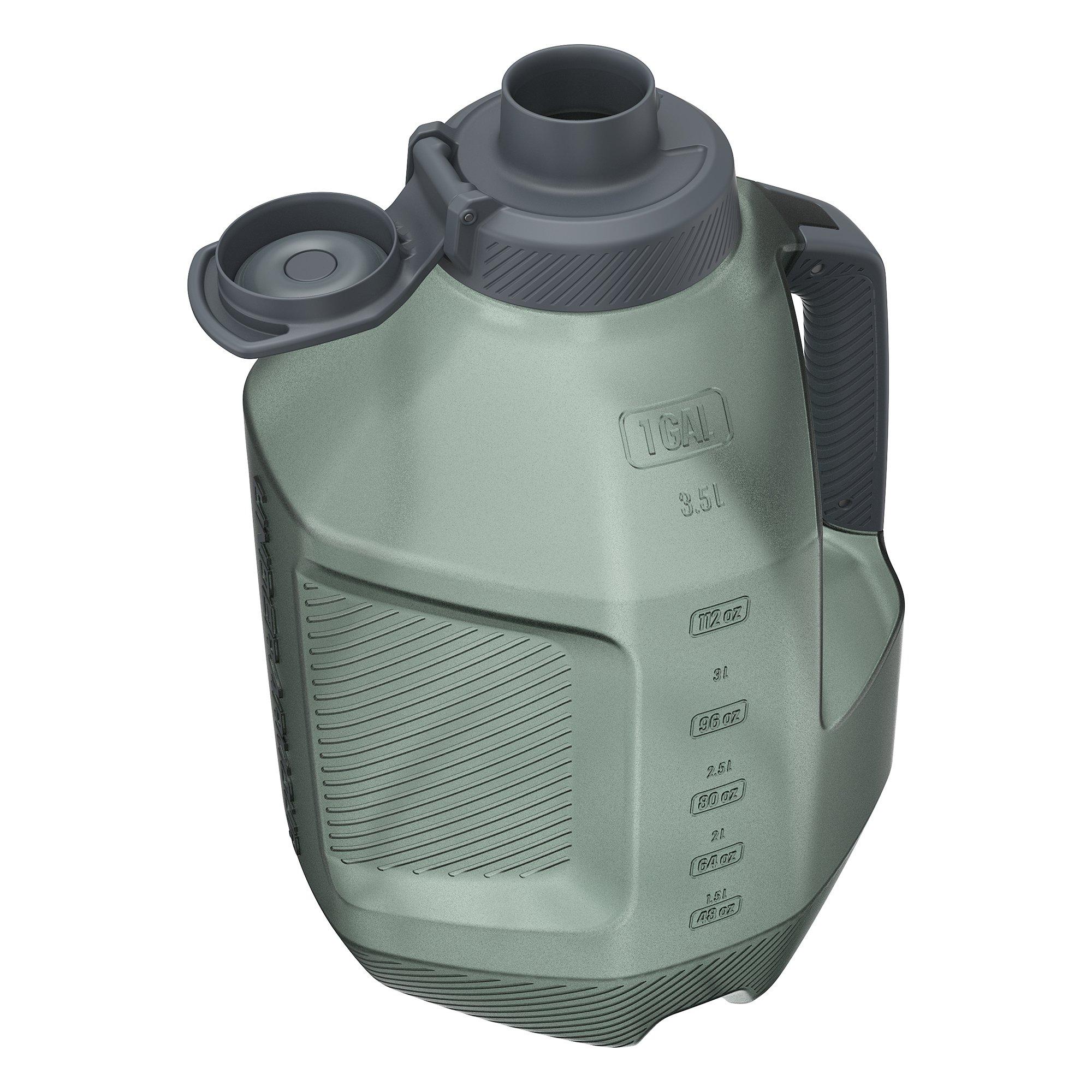 Under Armour Sideline 1-Gallon Jug Water Bottle - Green/Grey - GREEN/GREY