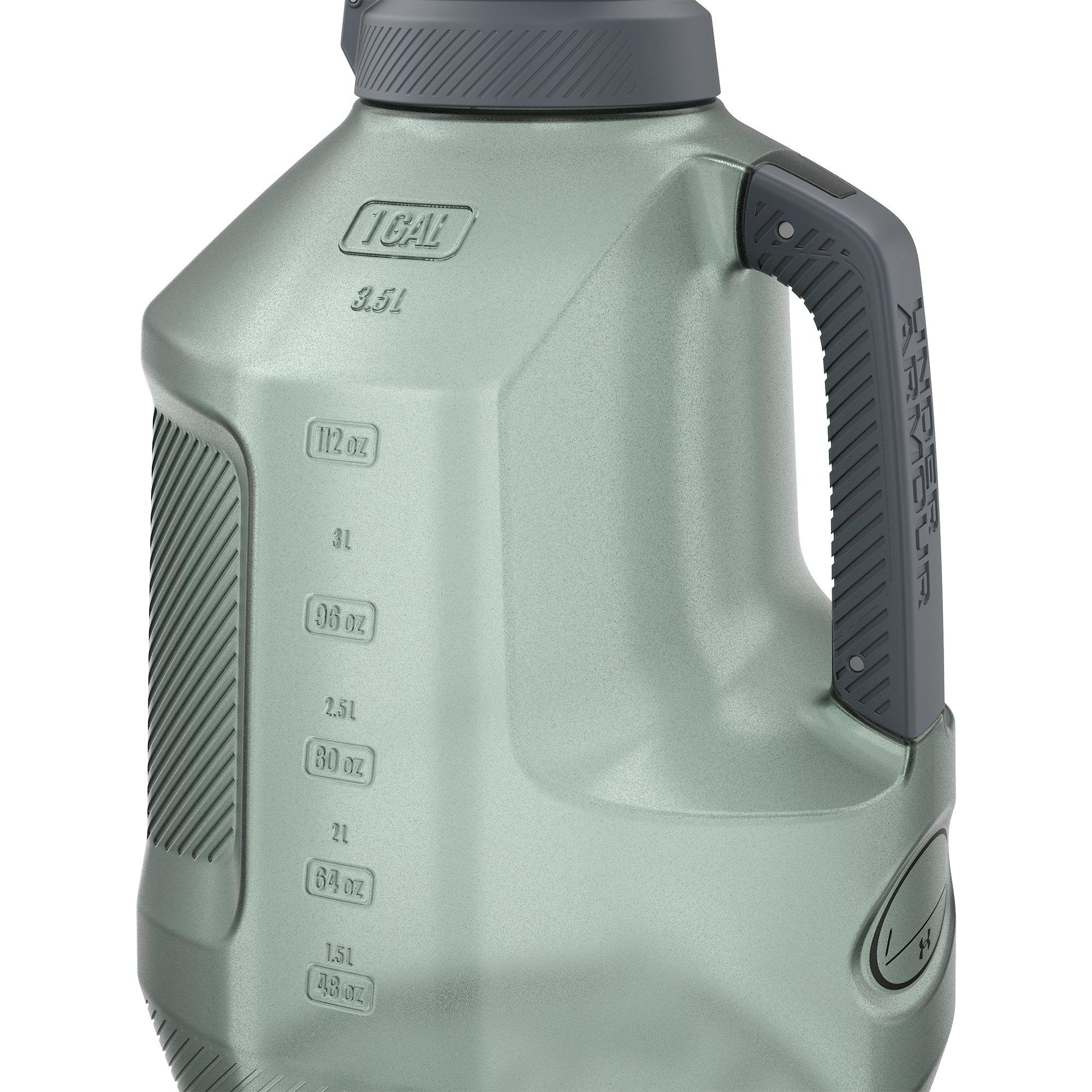 Under Armour Sideline 1-Gallon Jug Water Bottle - Green/Grey - GREEN/GREY