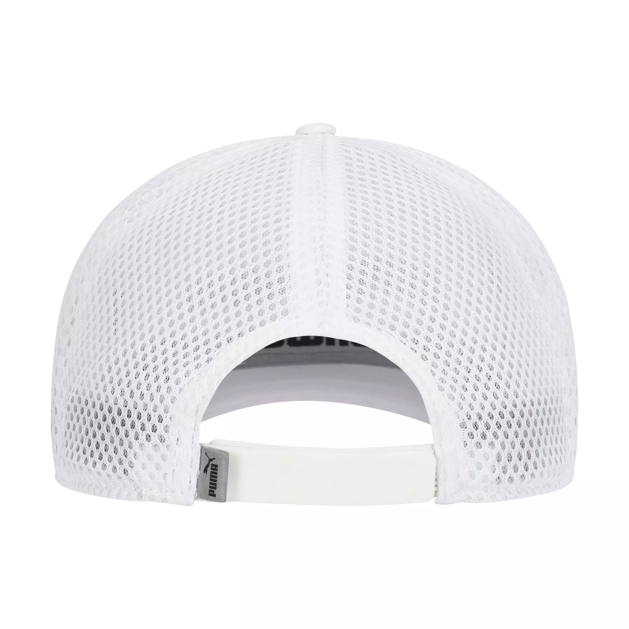 PUMA Air Mesh Trucker Adjustable Hat - White/Red - WHITE/RED